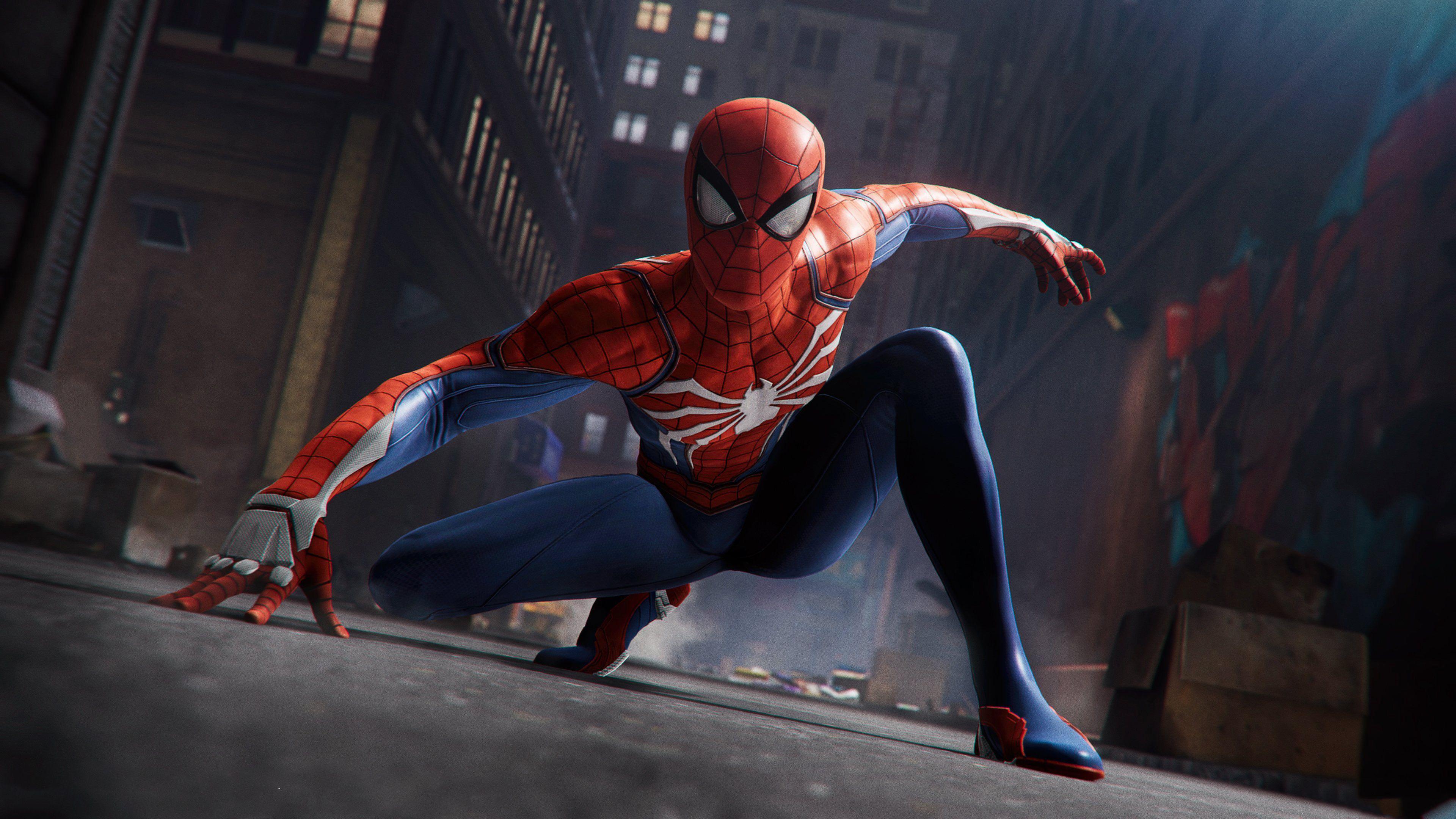 3840x2160 Đây là Hình nền PS4 Spider Man đẹp nhất.  Hay chưng minh tôi sai