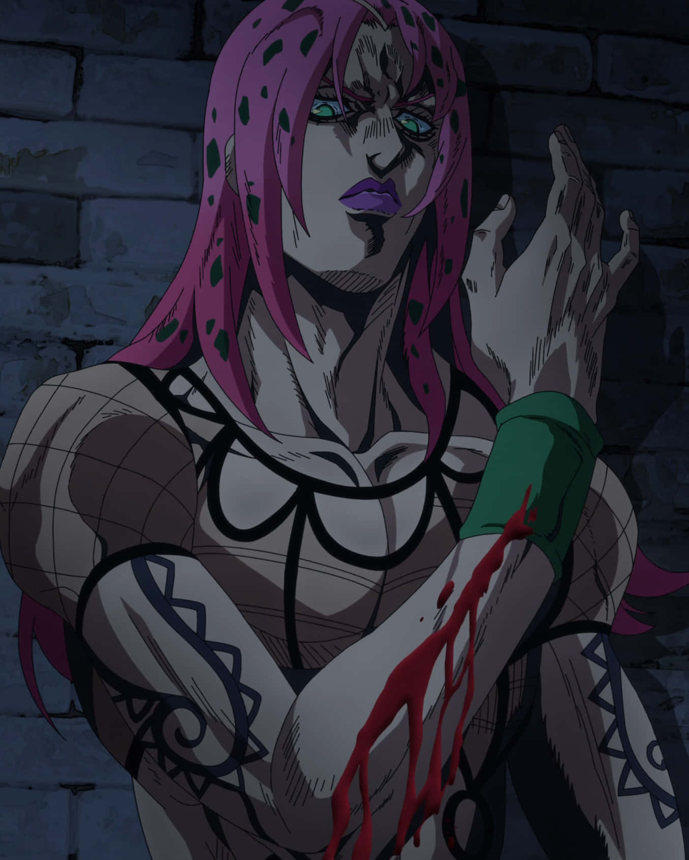 1356x1692 Download Diavolo, the head of the Passione crime syndicate and the main antagonist of Jojo Bizarre Adventure Part 5: Golden Wind. Wallpaper