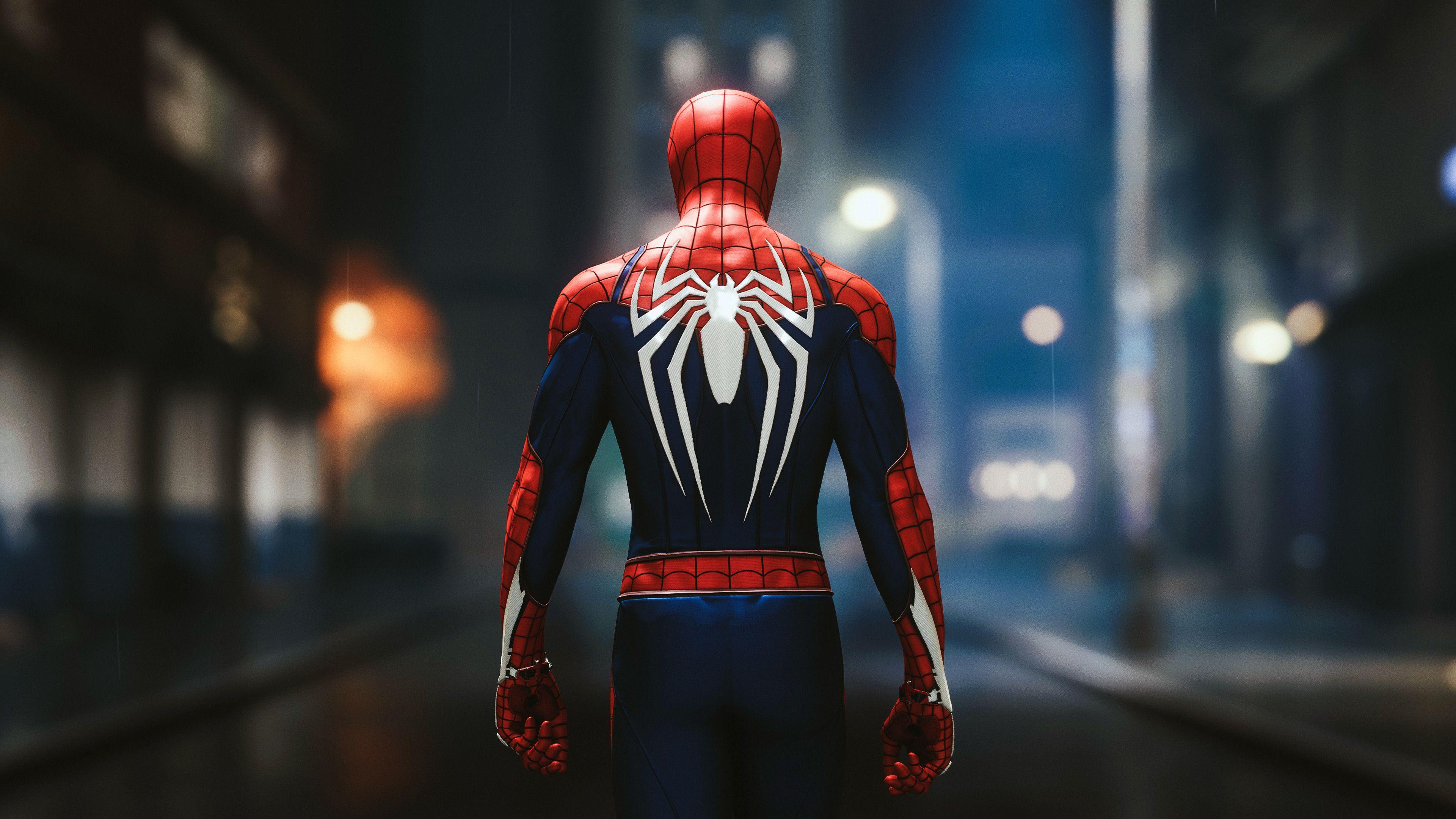 3840x2160 Spider Man (PS4) Hình nền 4k Ultra HD Advanced Suit