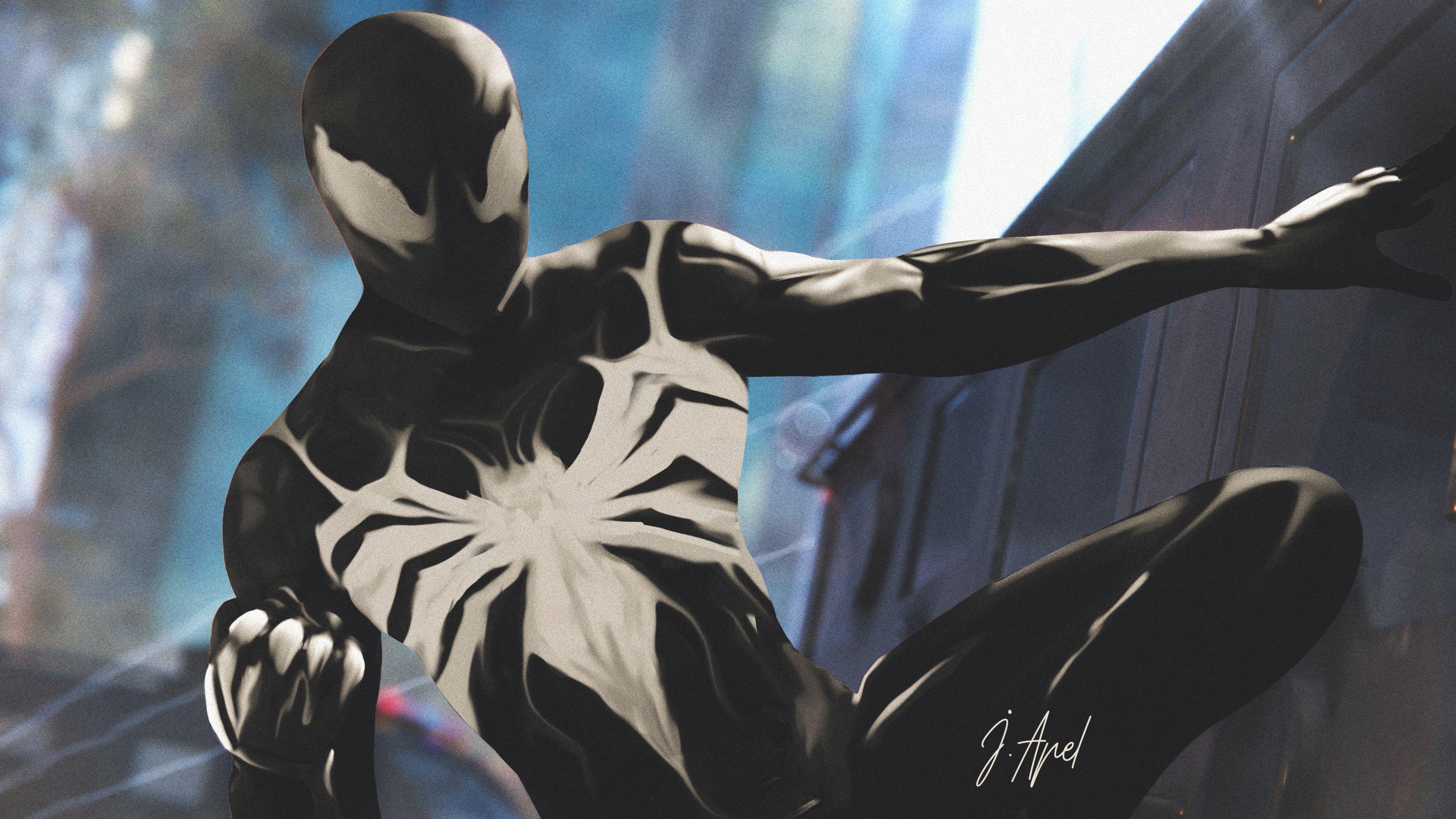 Hình nền 3840x2160 Hình nền trò chơi 4k Spider Man PS4 Symbiote 2018