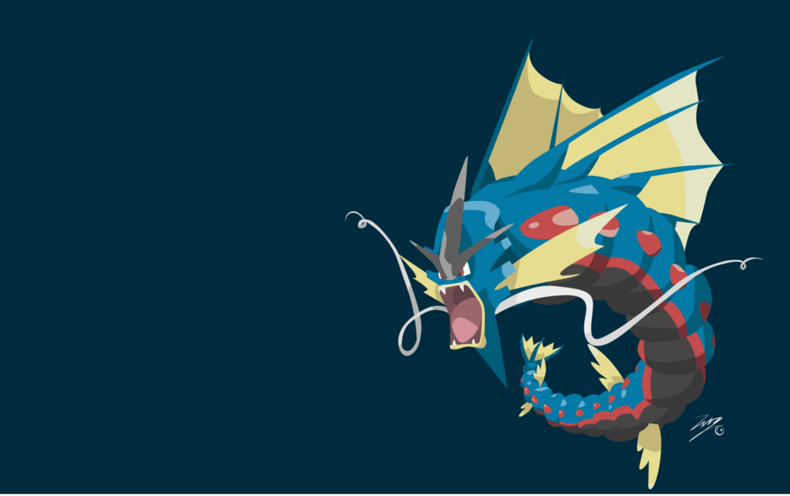 1129x708 Mega Gyarados Wallpaper
