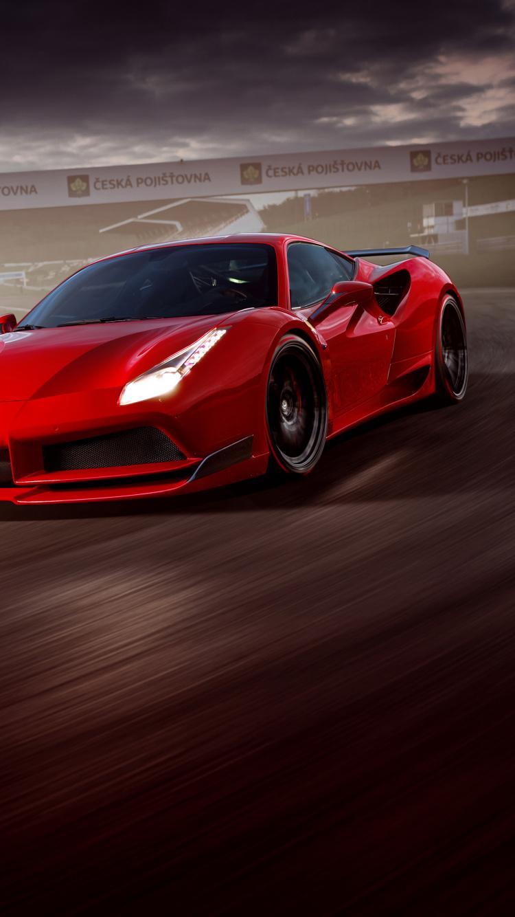 750x1334 Ferrari 488 Spider Wallpaper for Apple IPhone 6S, 8 [Retina HD]