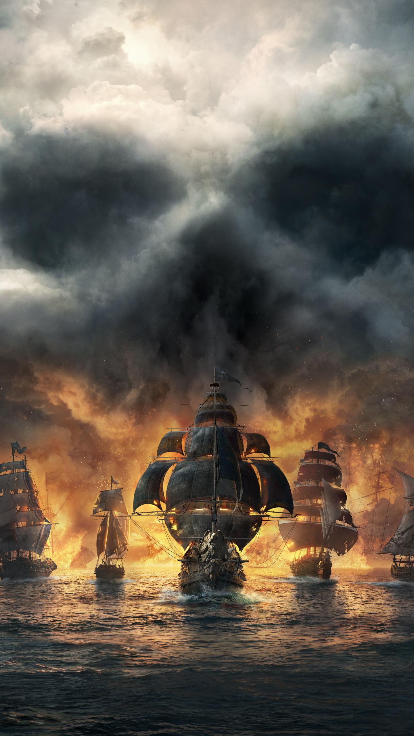 1440x2560 Download Pirate Ship wallpaper for mobile phone, free Pirate Ship HD picture