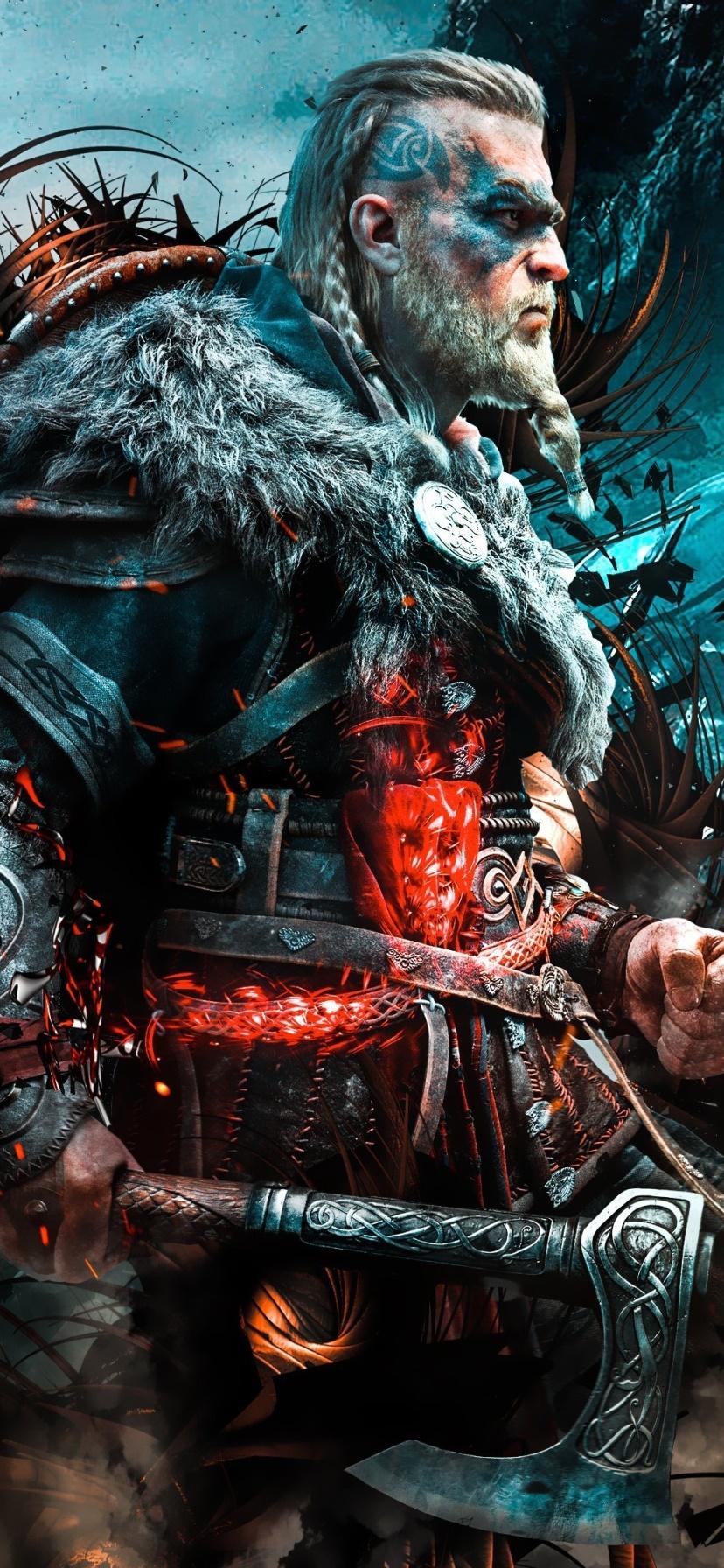 828x1792 Wallpaper / Video Game Assassins Creed Valhalla Phone Wallpaper, Assassins Creed, Viking, 828x1792 free download