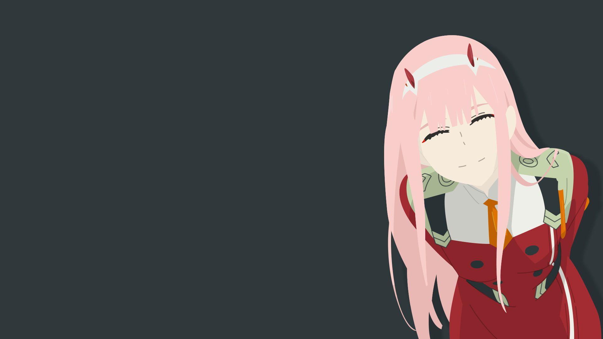 1920x1080 Anime Darling in the FranXX #Minimalist Zero Two (Darling in the FranXX) P #wallpaper #hdwallpaper #de. Anime wallpaper, Darling in the franxx, HD wallpaper