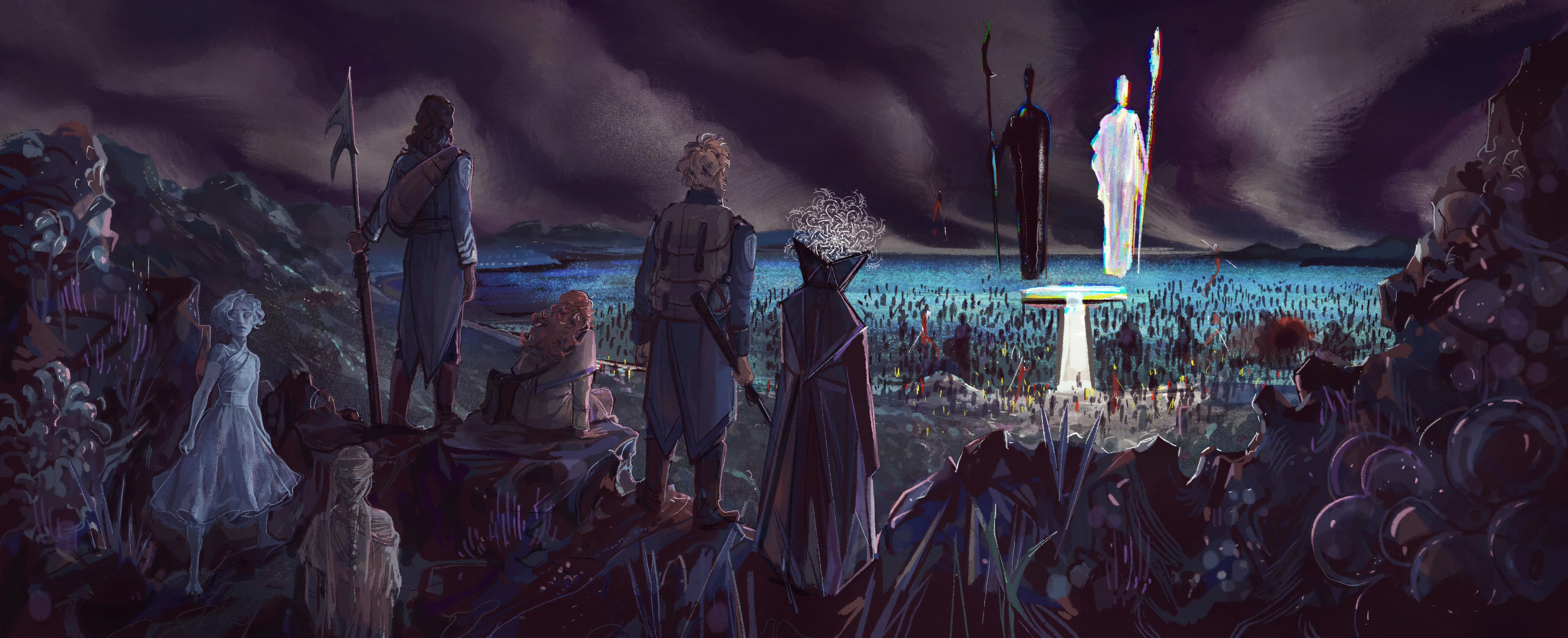 6144x2499 Oathbringer The Thaylen Oathgate, By Lamaery : R Stormlight_Archive