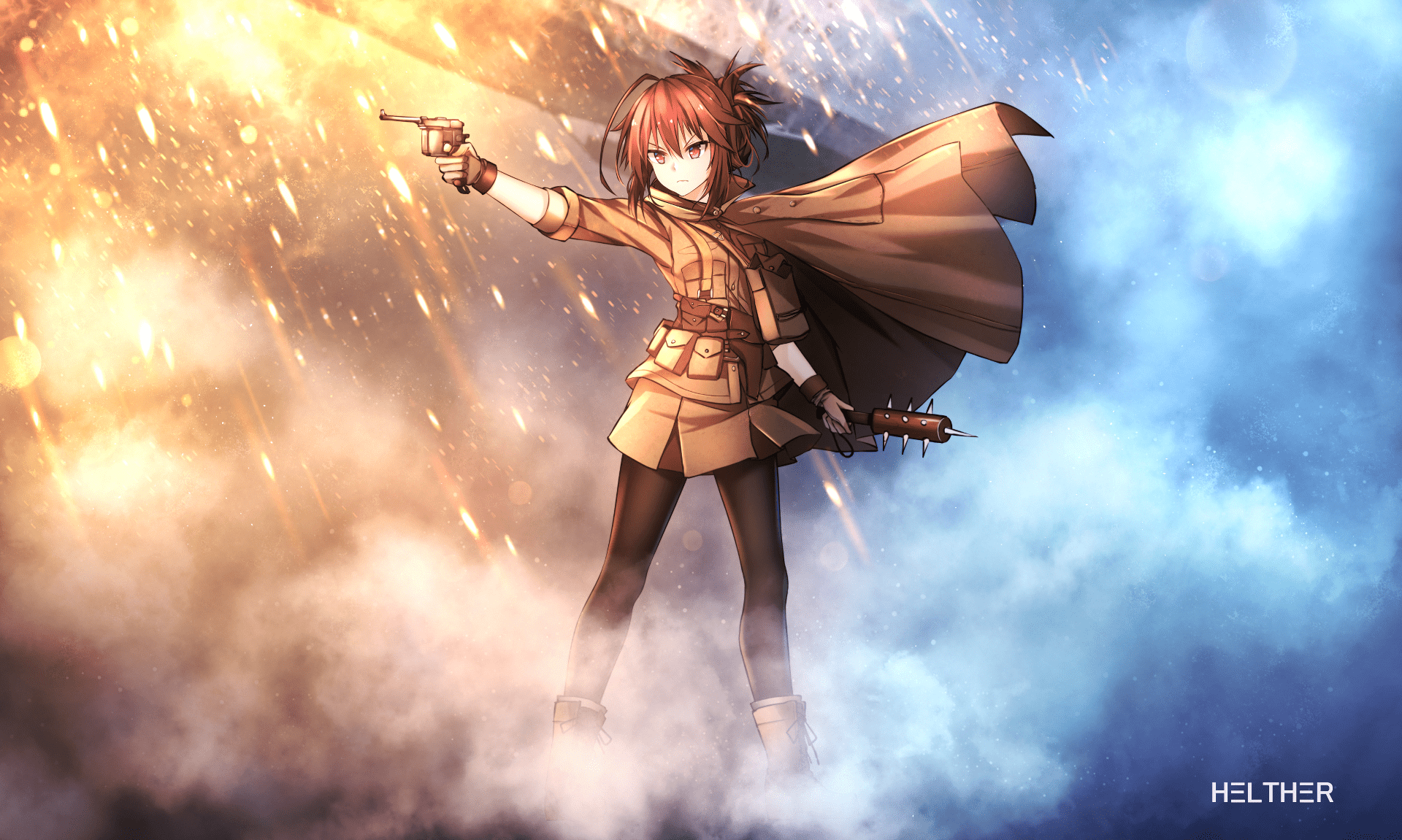 1920x1151 Anime Military HD Wallpaper