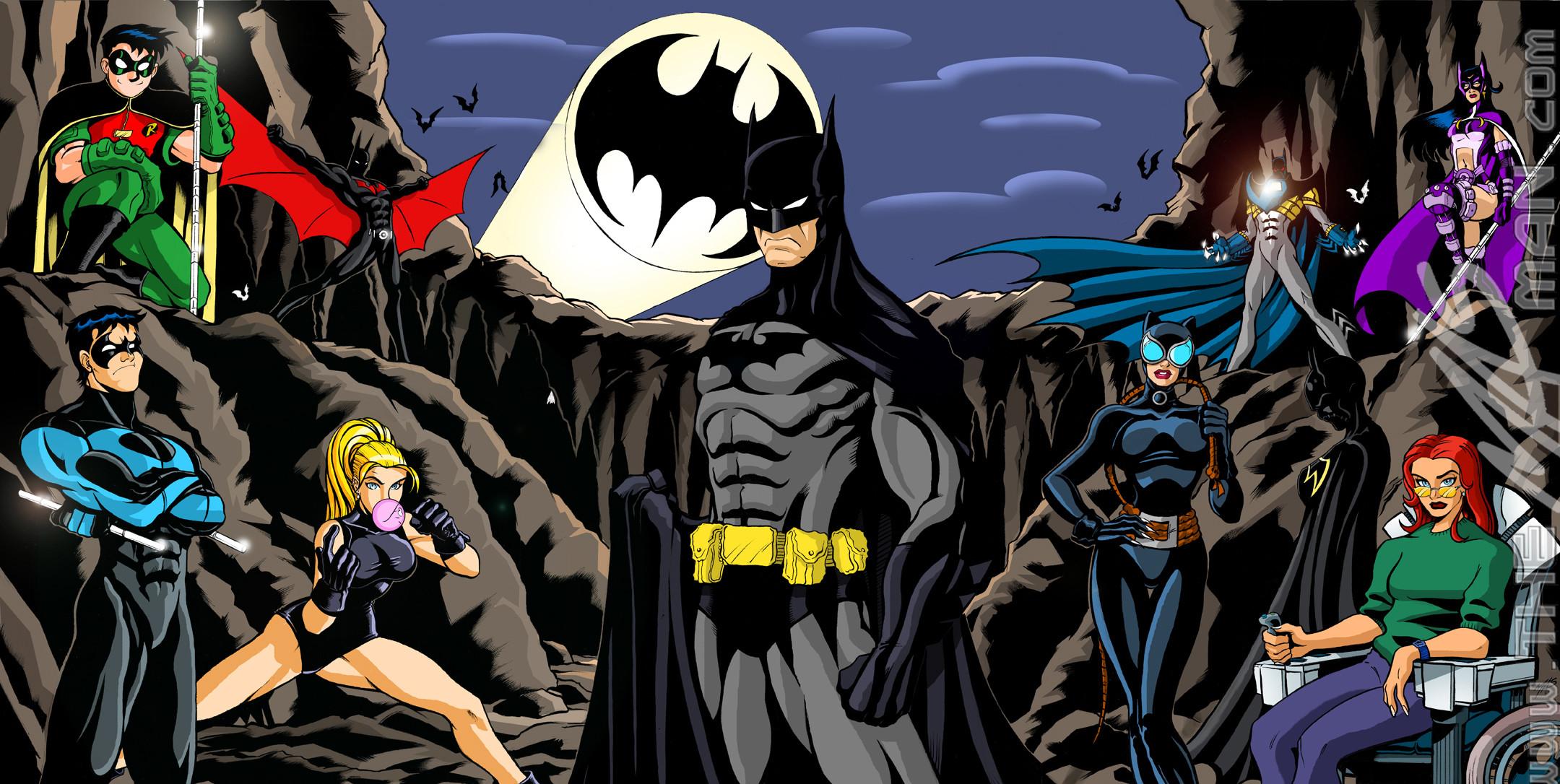 2160x1086 Bat Family Wallpaper