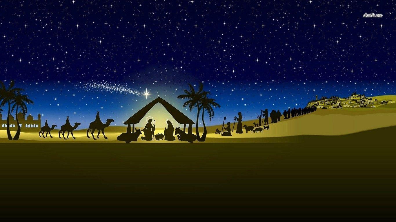 thumbnail image 2 of 3 Pcs Nativity Scene With 1.6 X 9 M Draping Fabric, Church 2 of 12