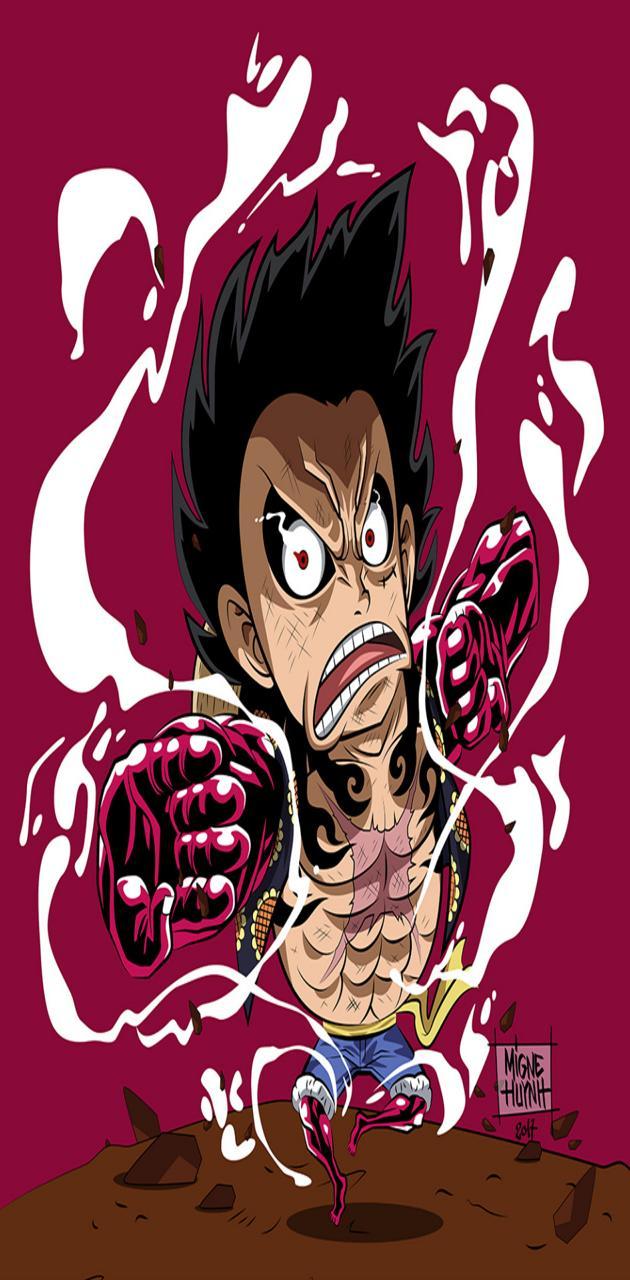 630x1280 Luffy Gear 4 wallpaper