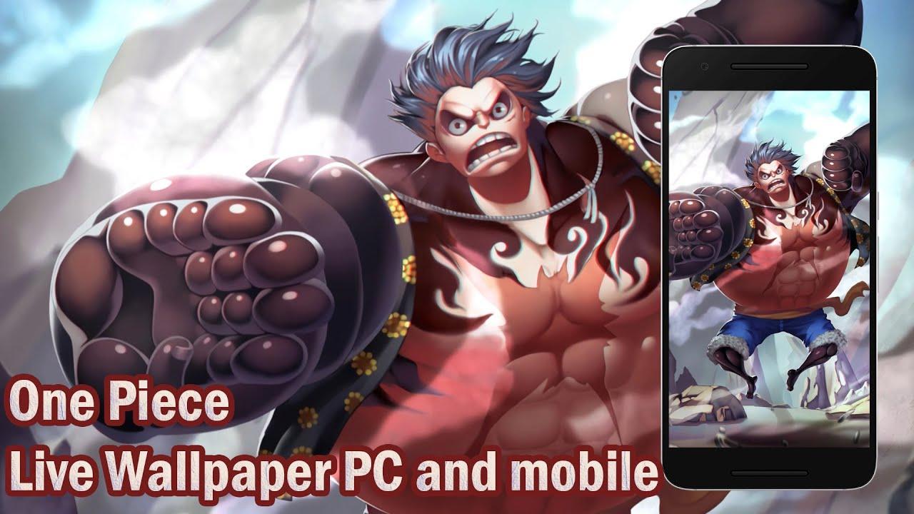 1280x720 One Piece D. Luffy Gear Fourth (4th) [ Live Wallpaper Engine ] PC + Mobile.. Animation