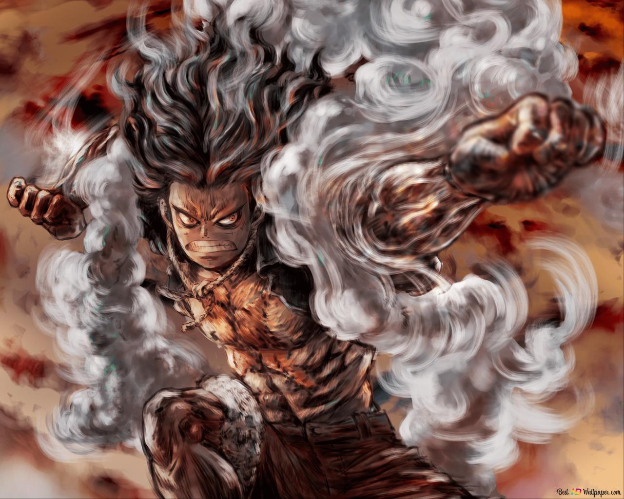 1280x1024 Luffy Gear 4th Snakeman 2K wallpaper download
