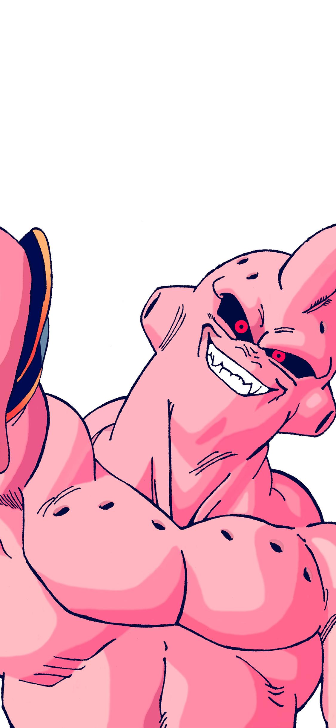 1125x2436 iPhone X wallpaper. dragonball buu art illust cute