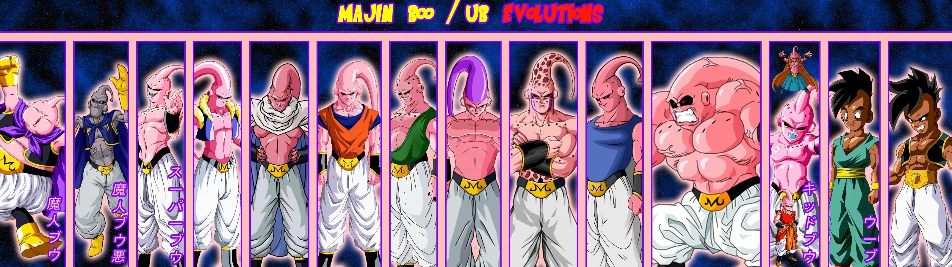 3200x900 Dragon Ball Z Majin Buu Wallpaper:3200x900