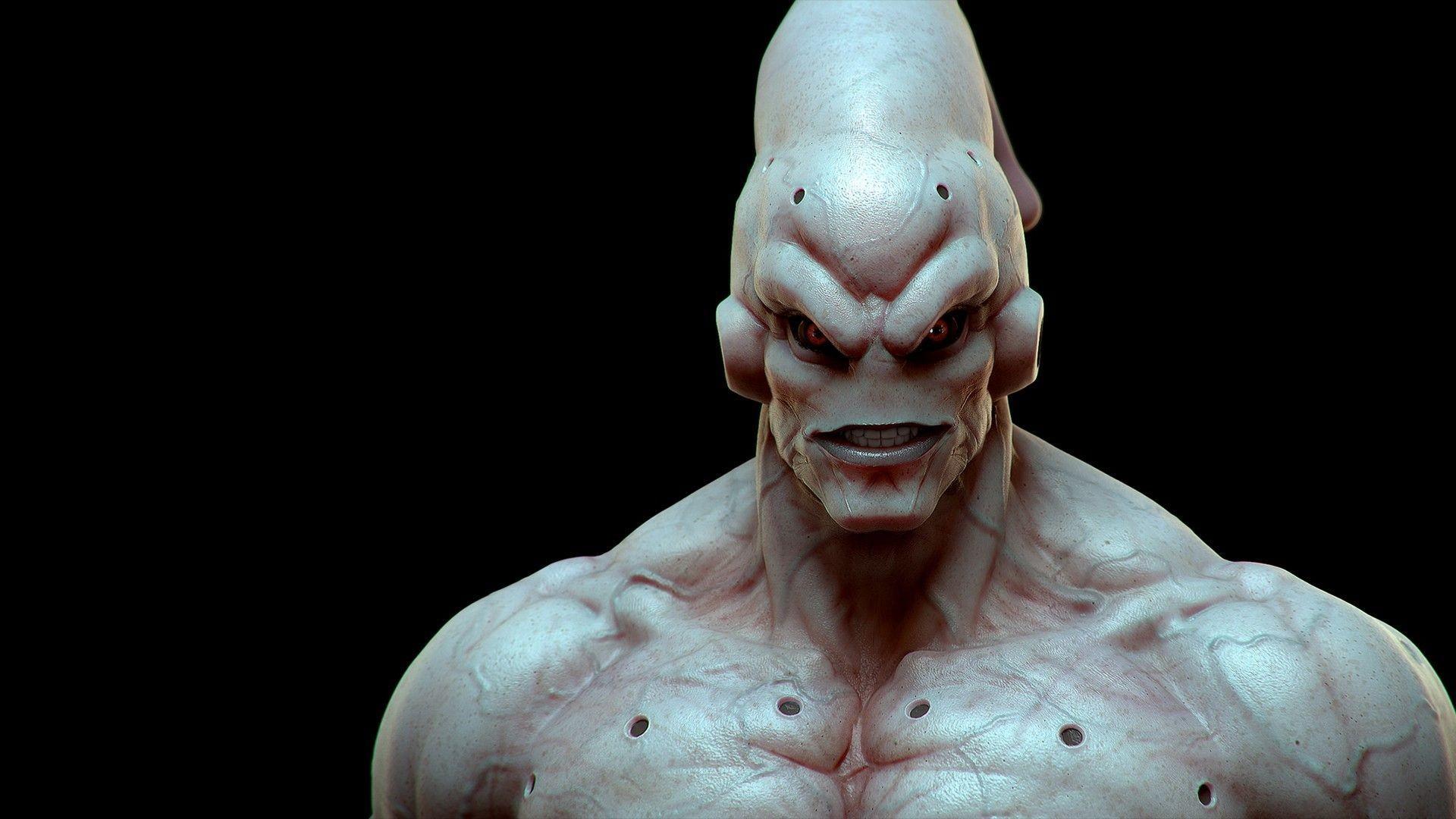1920x1080 tweet digital art dragon ball majin buu resolution