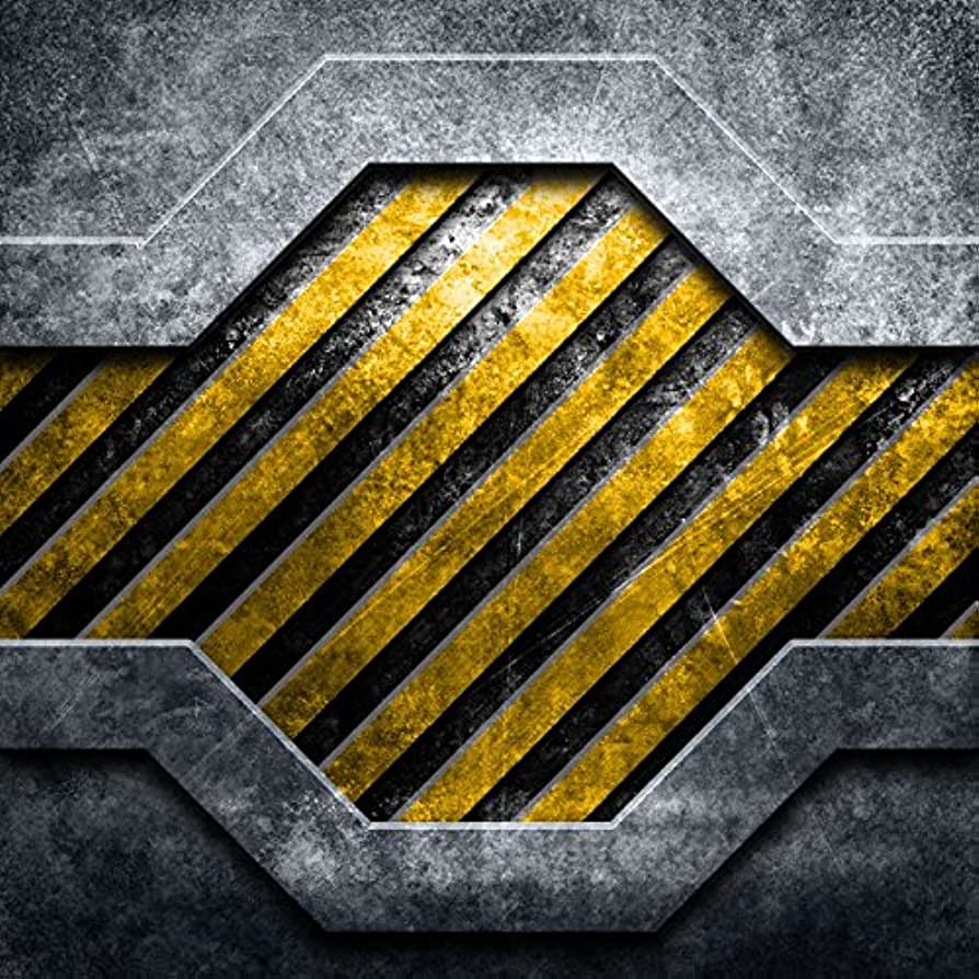 894x894 Amazon.com : Leyiyi 6x6ft Photography Backdrop Heavy Metal Plate Background Hexagon Vintag Grunge Industrial Pattern Warning Sign Plaque Abandon Truck Engine Motor Wallpaper Photo Portrait Vinyl Video Studio Prop