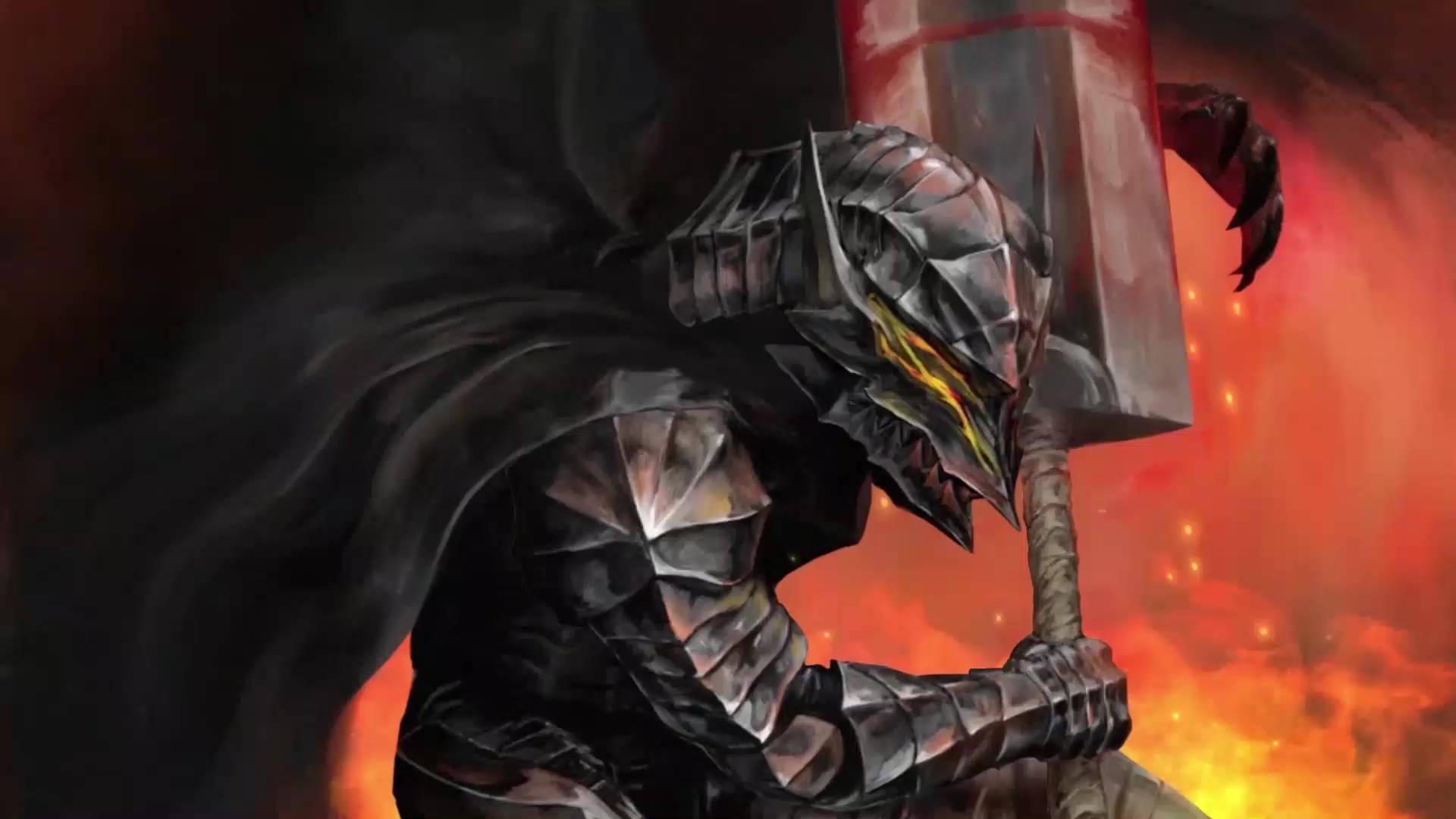 1920x1080 Download Guts Battles The God Hand With His Dragon Slayer In Hand. Wallpaper