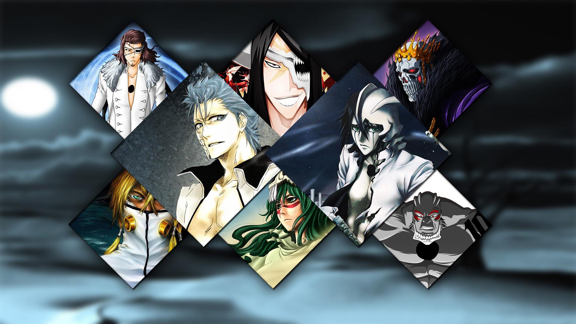 1920x1080 1920x1080 Yammy Llargo, Ulquiorra Cifer, Coyote Starrk, Barragan Luisenbarn, Grimmjow Jaegerjaquez, Nnoitra Gilga, Nelliel Tu Odelschwanck wallpaper JPG