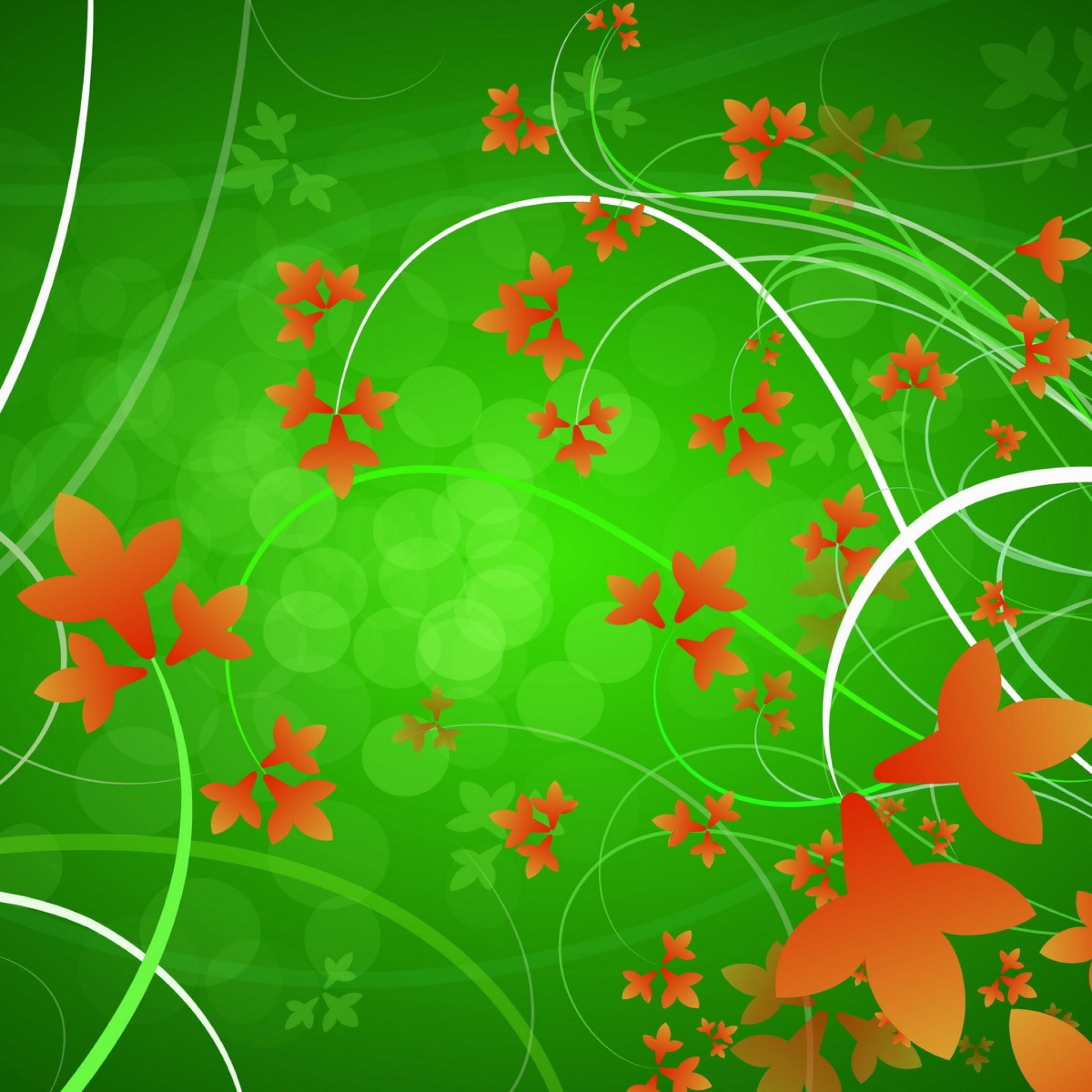 2048x2048 Green and Orange