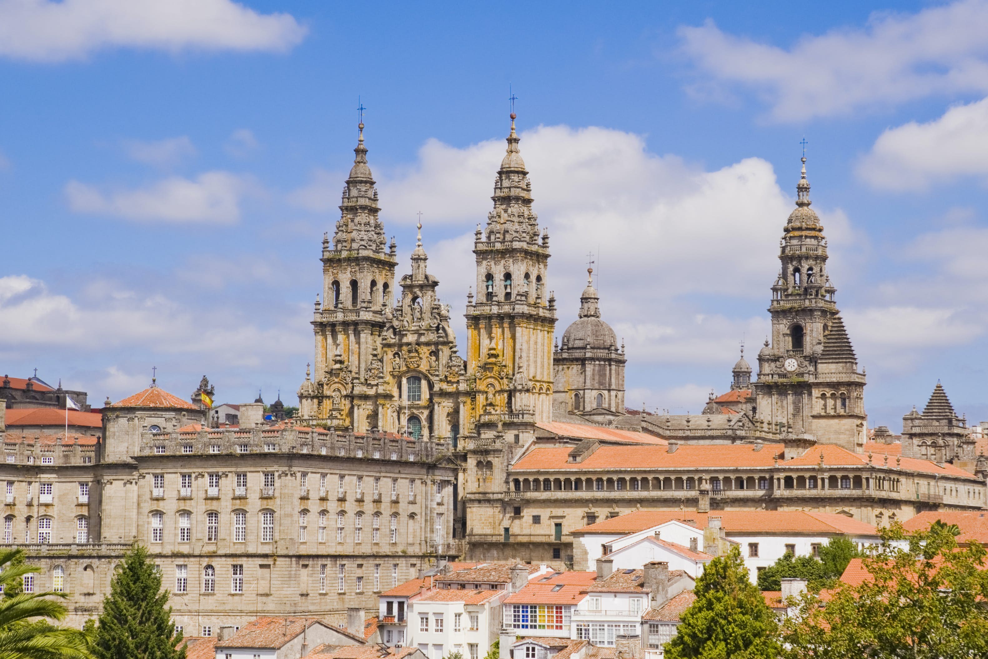 3163x2109 Santiago de Compostela travel Planet. Spain, Europe