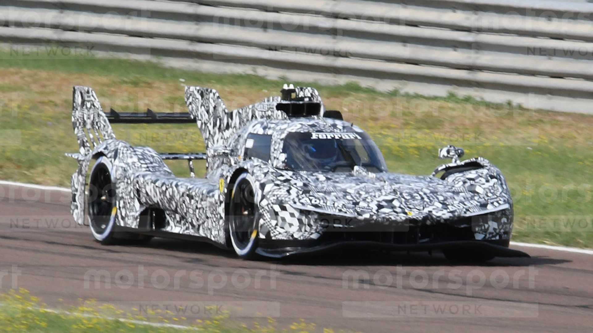 1920x1080 Ferrari Le Mans Hypercar Sounds Mean During Initial Track Shakedown