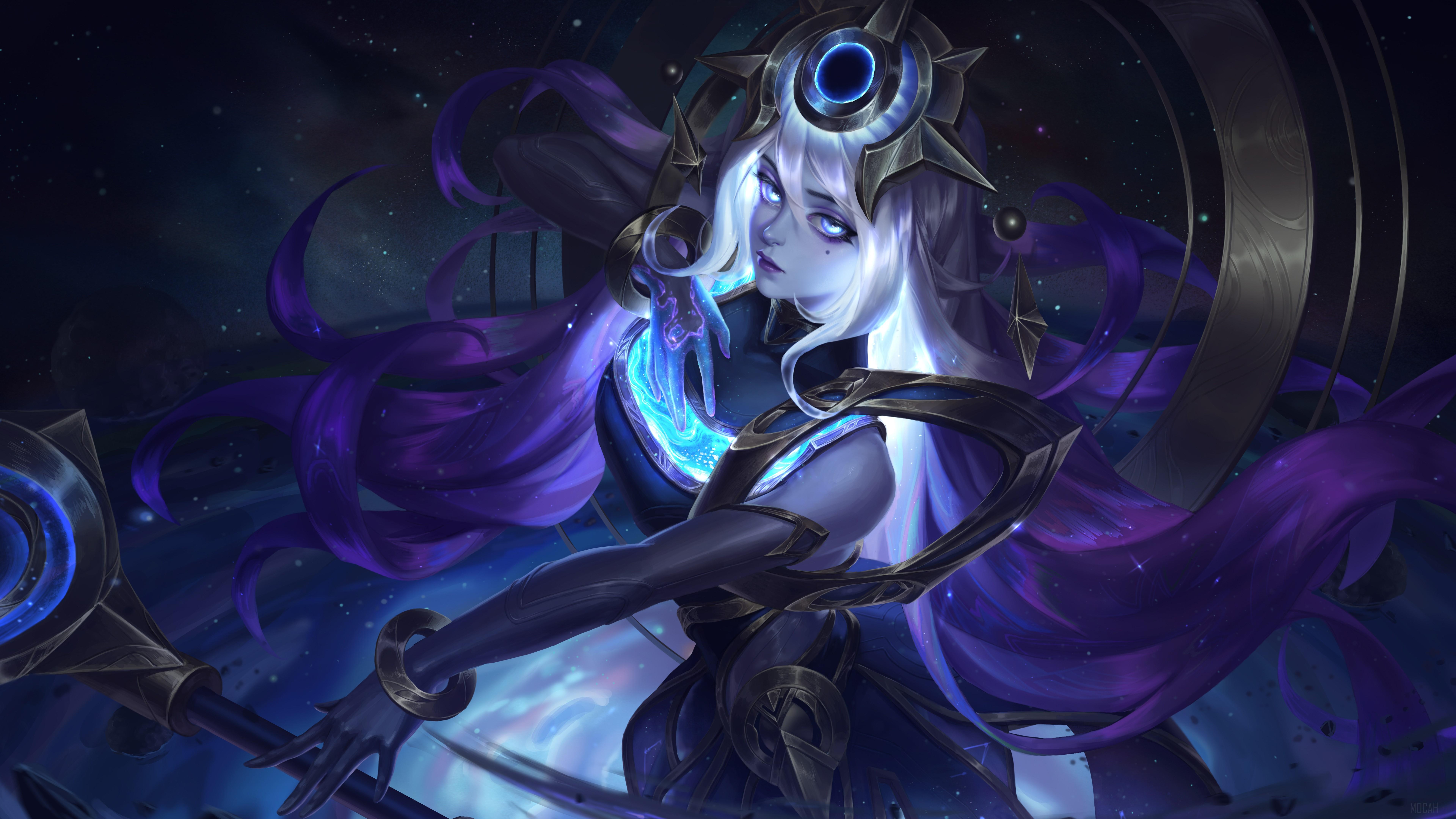 7680x4320 Cosmic, Lux, LoL, League of Legends, Video Game, Art 4k Gallery HD Wallpaper