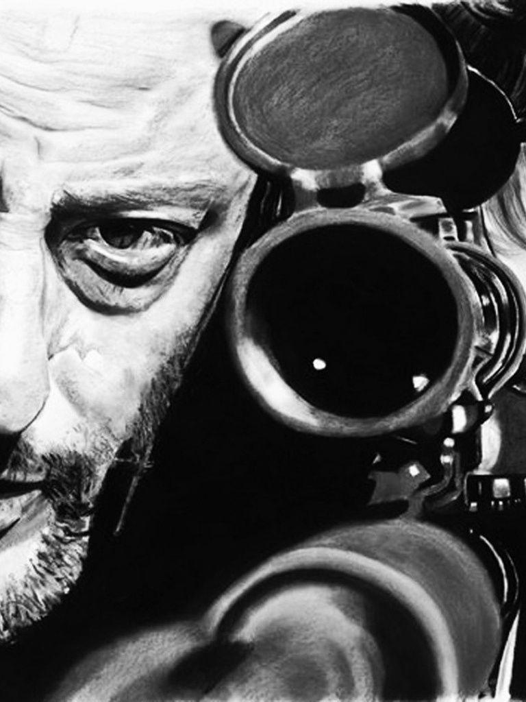 768x1024 Jean Reno & Natalie Portman iPad mini wallpaper