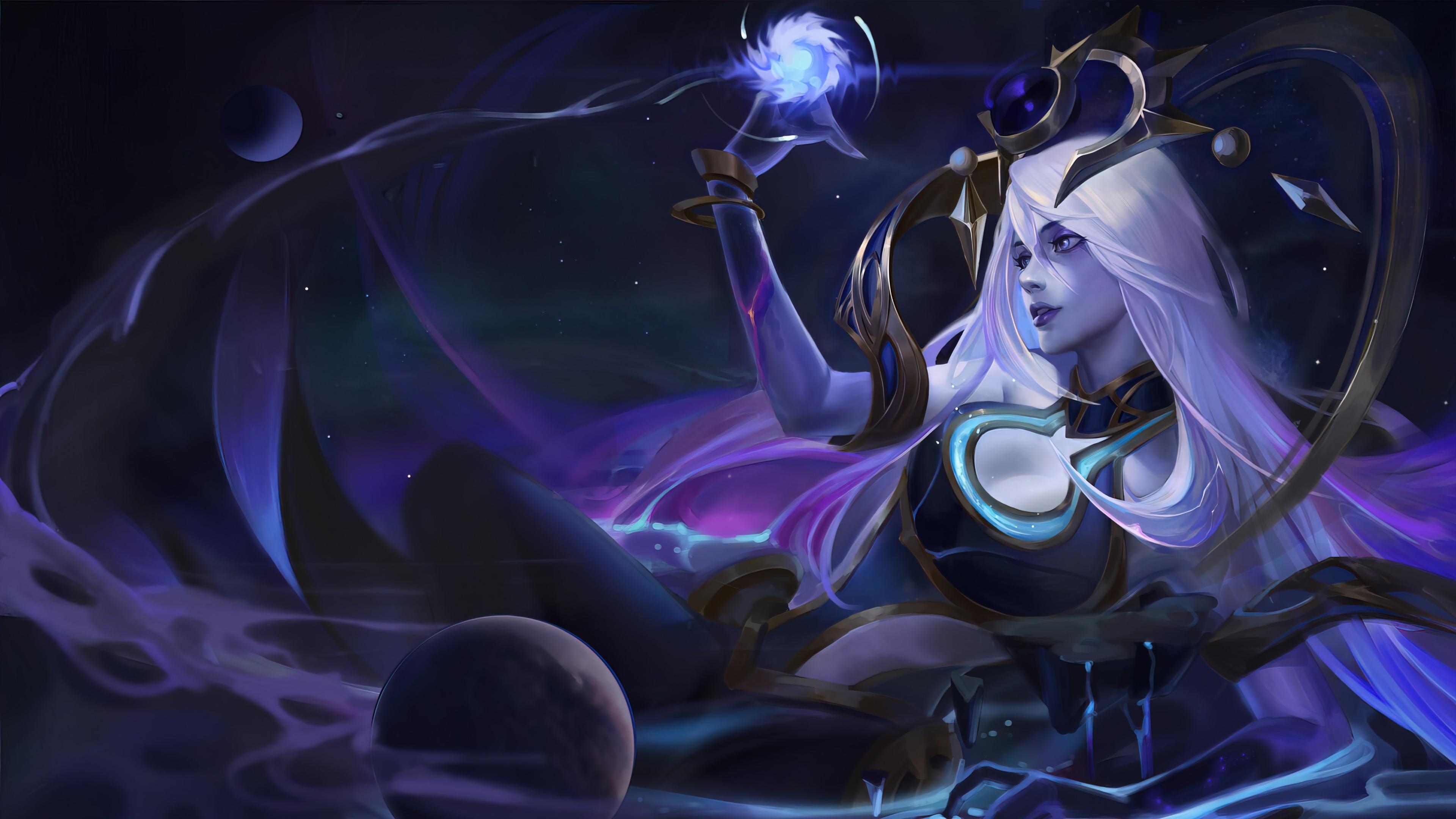 3840x2160 cosmic, lux, lol art, league of legends game, 4k, pc Gallery HD Wallpaper