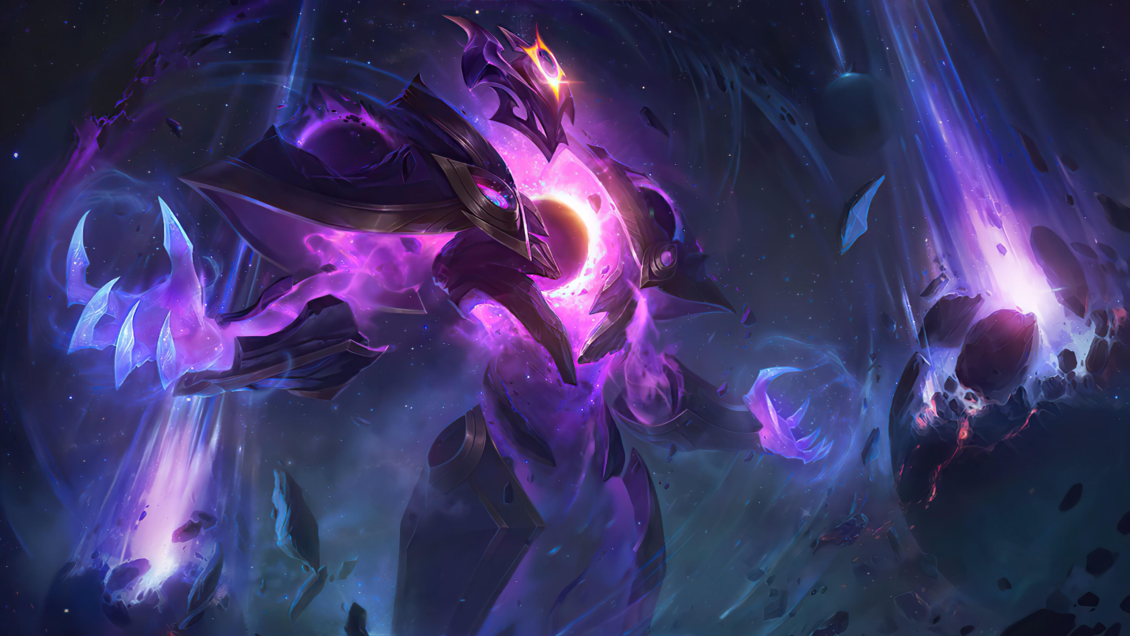 3840x2160 Wallpaper / dark, space, Riot Games, universe, Cosmic Break, League of Legends, stars, Xerath, 4K free download