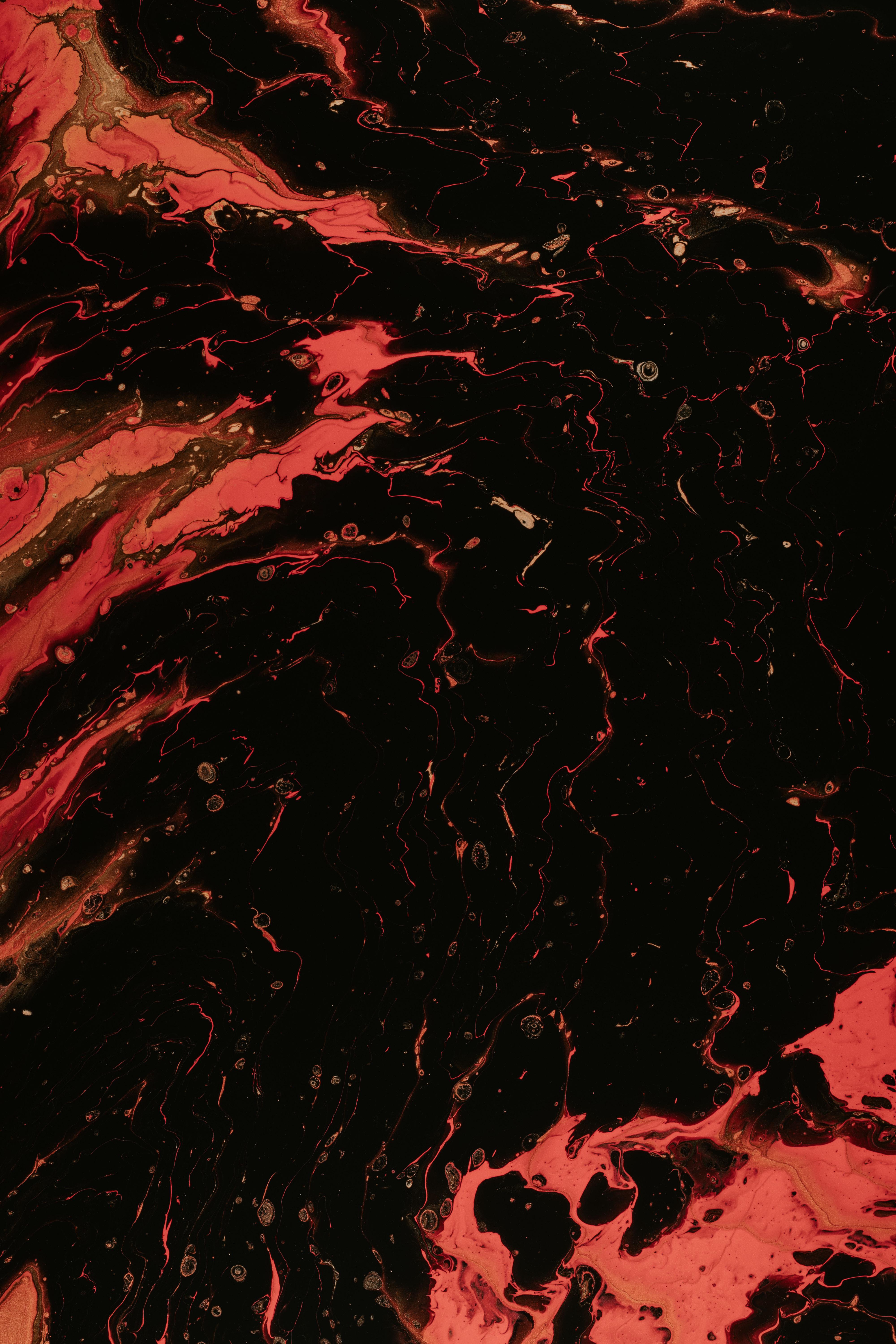 4000x6000 Wallpaper Red and Black Abstract Painting, Background Free Image