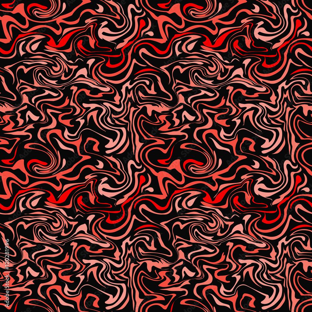 1000x1000 Vector stylization of red and pink marble paper, seamless pattern. Texture for web, print, wallpaper, summer spring fashion, fabric design, website background Stock Vector