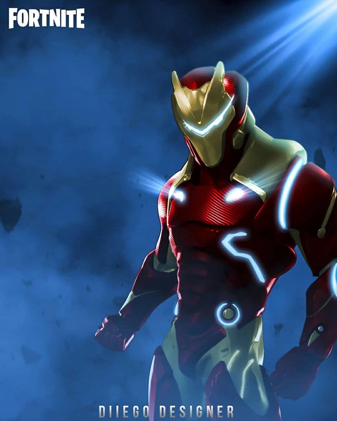 1080x1350 Fortnite & Ironman Fan Art By Diego De Douza Wallpaper and Free