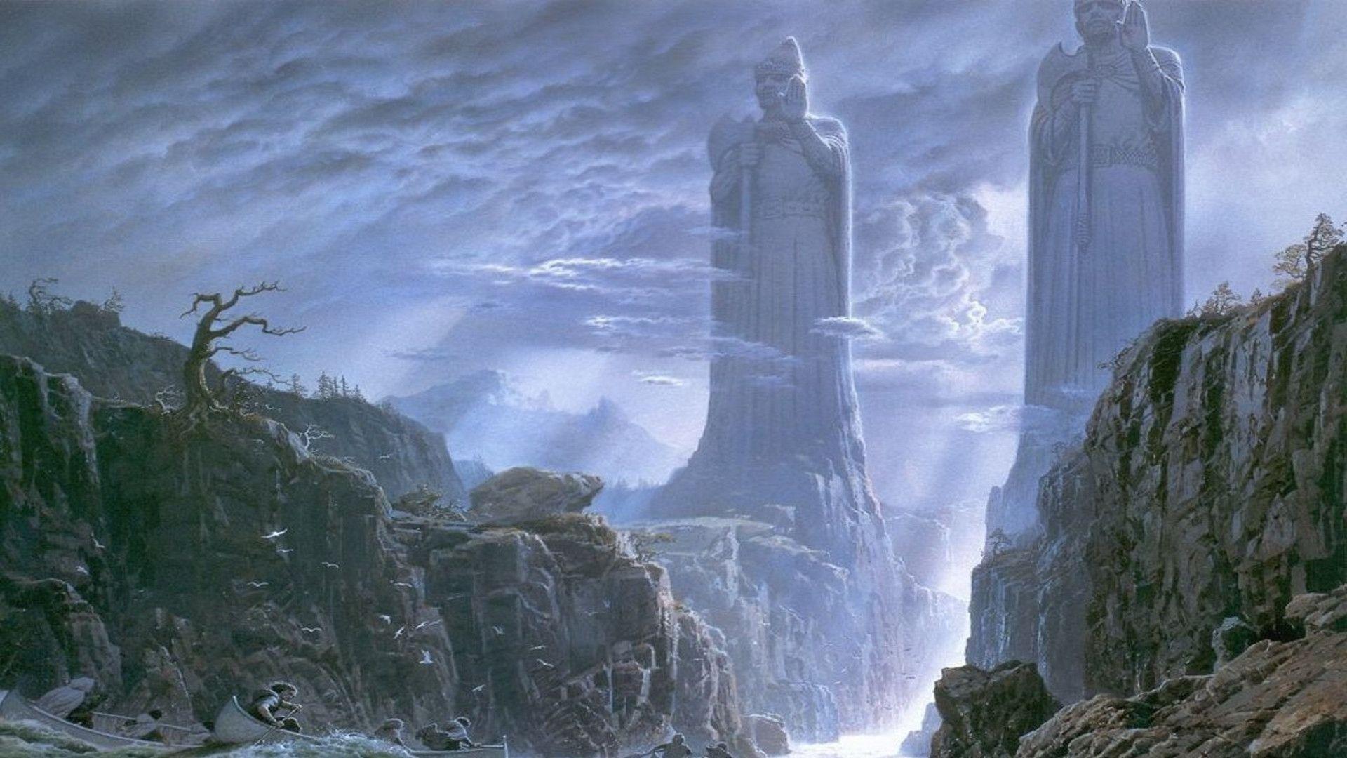 Amazing Siege of Minas Tirith Wallpaper [1920x733] : r/wallpaper