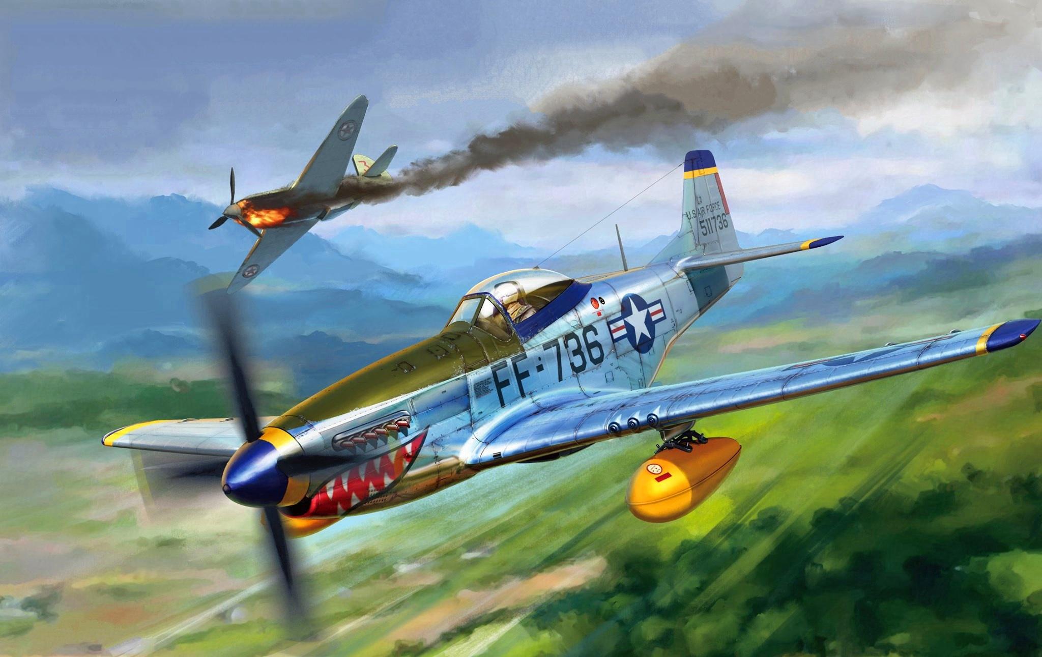 2048x1291 North American P 51 Mustang HD Wallpaper