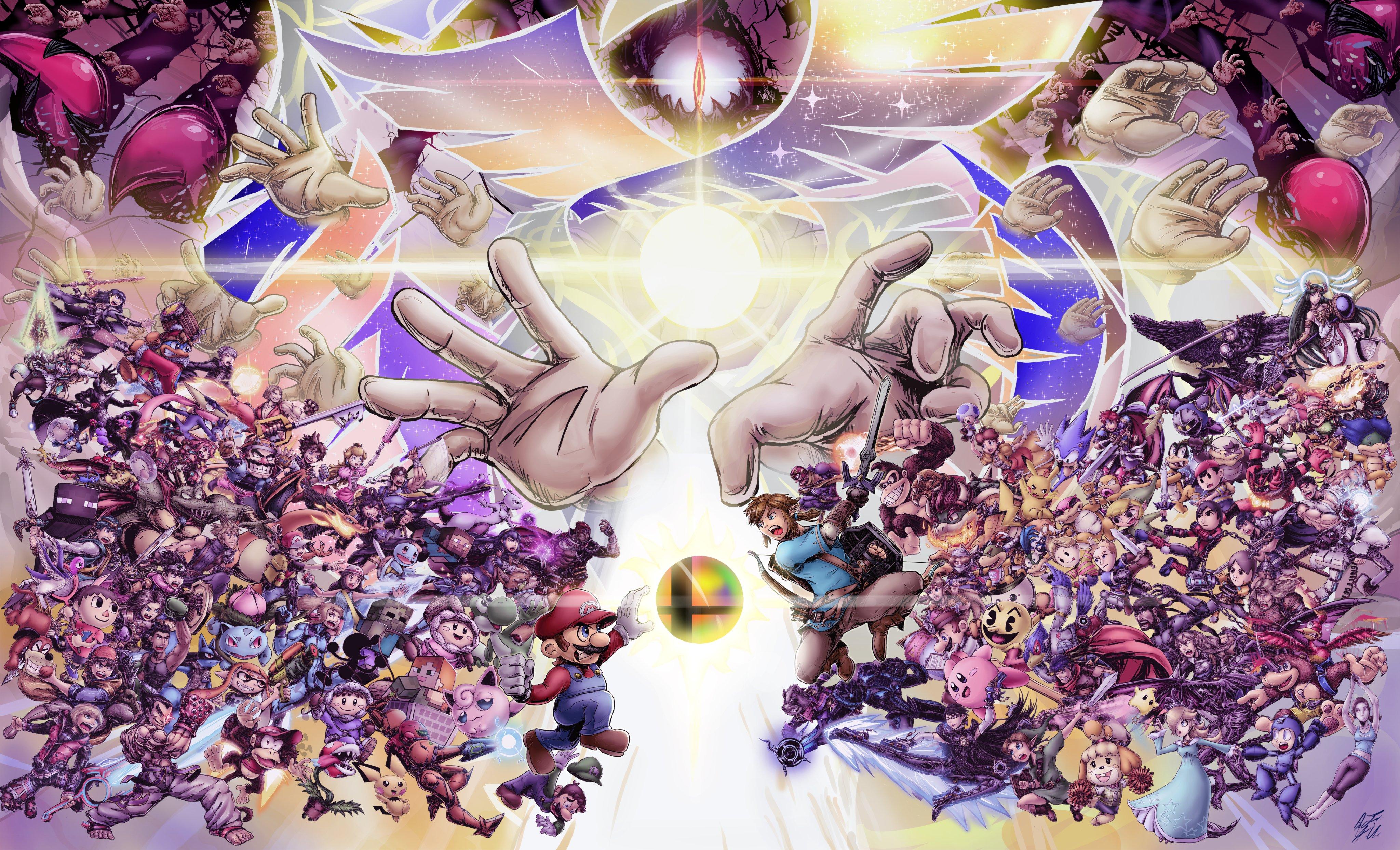 4096x2487 Super Smash Bros. Ultimate Ultra HD All Star Battle Wallpaperx2487