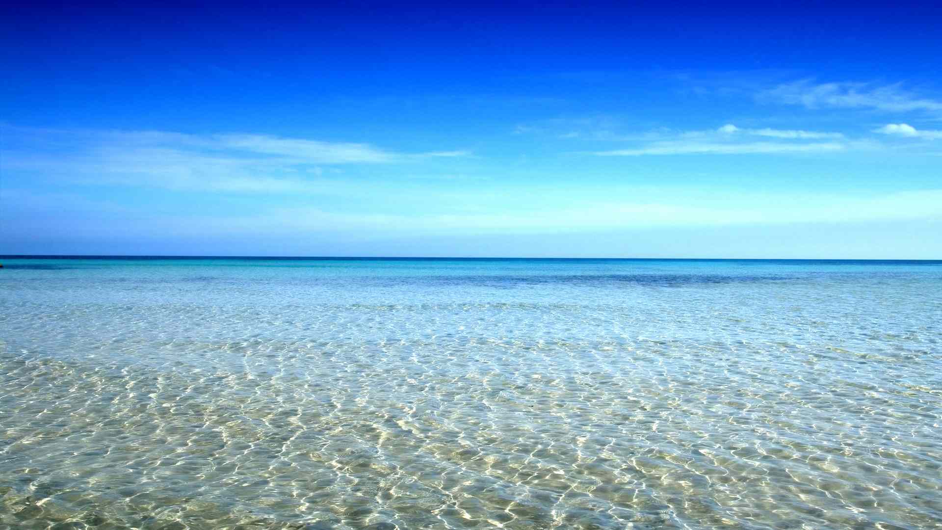 1920x1080 Calm Sea Wallpaper