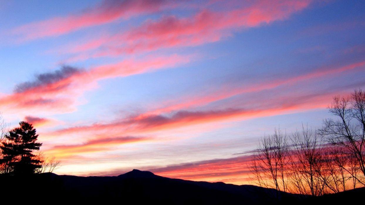 1244x700 Orange Sky Wallpaper