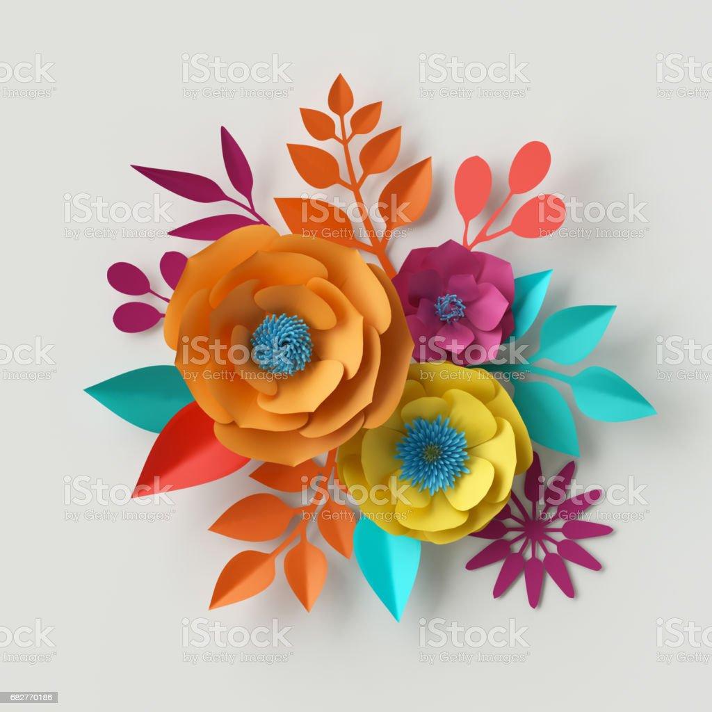 1024x1024 Free download 3D Render Digital Illustration Colorful Paper Flowers Wallpaper [1024x1024] for your Desktop, Mobile & Tablet. Explore Pink Summer Flowers Wallpaper. Pink Flowers Background, Pink Flowers Wallpaper, Pink