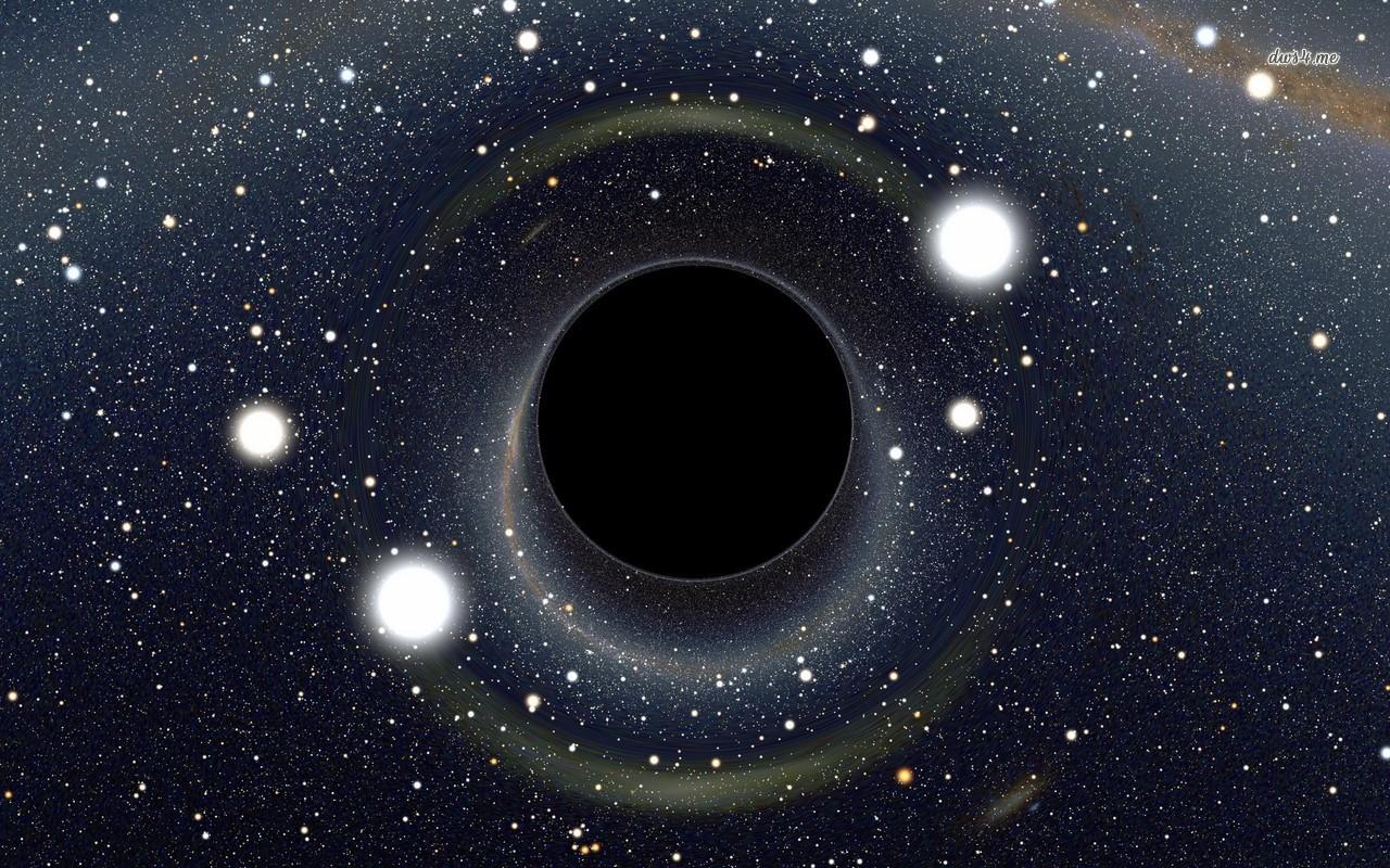 1280x800 Black Hole Background