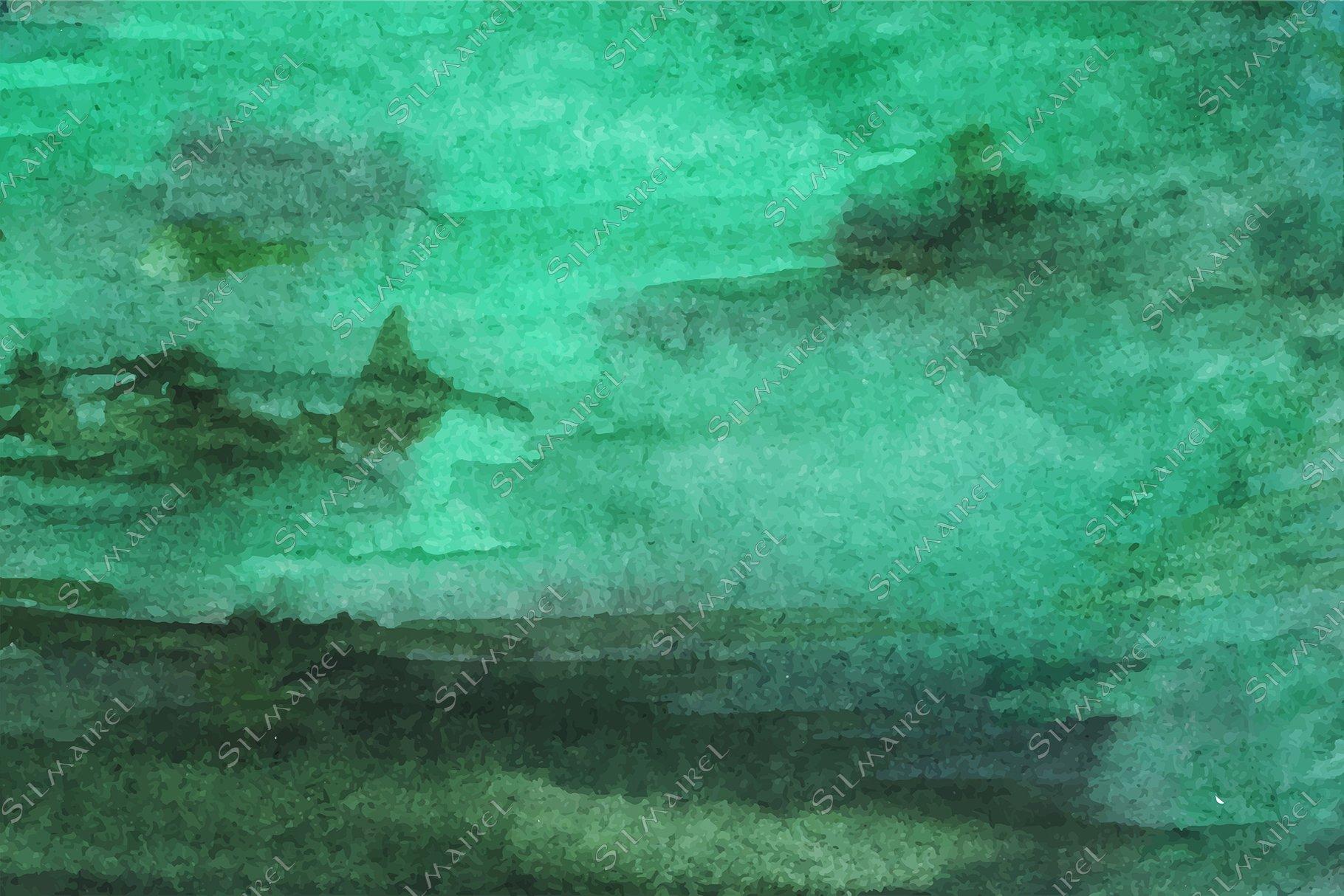 1820x1214 Watercolor dark green emerald vector texture background
