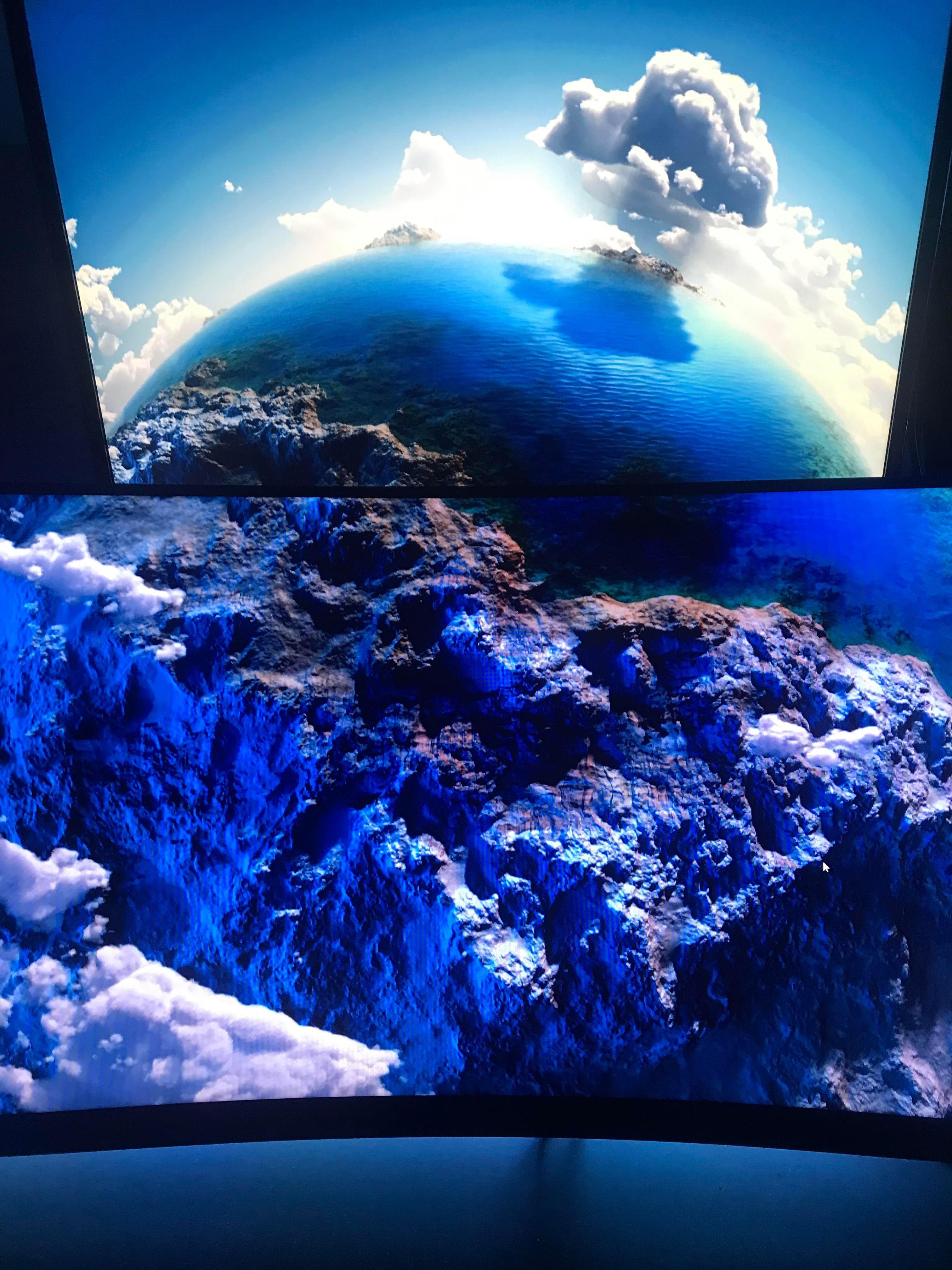 3024x4032 Does anyone know how to match up the wallpaper on stacked monitors? The bottom part is always zoomed in and not even