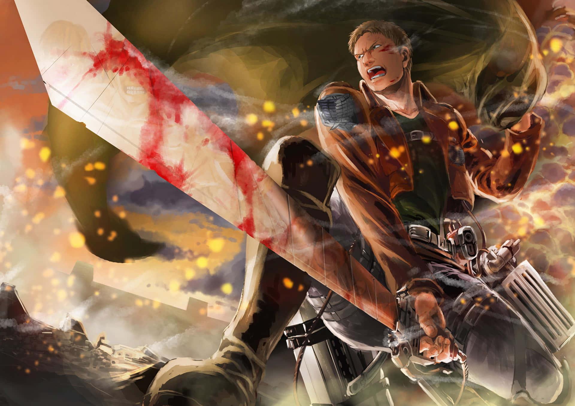1920x1357 Download Prepare for the Final Battle of Eren Jaegar in Attack On Titan Season 2 Wallpaper