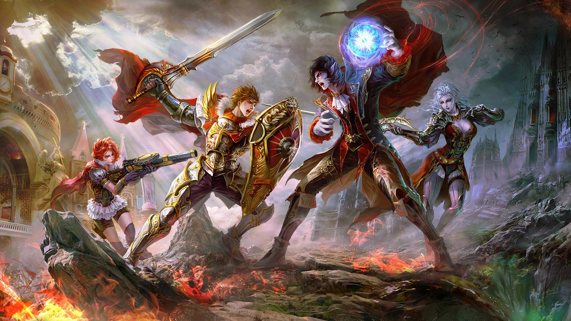 1920x1080 Free download Fantasy Battle HD Wallpaper Background Image 1920x1080 [1920x1080] for your Desktop, Mobile & Tablet. Explore Fantasy Battle Wallpaper. Megaman Battle Network Wallpaper, Epic Battle Wallpaper, Battle Net Wallpaper