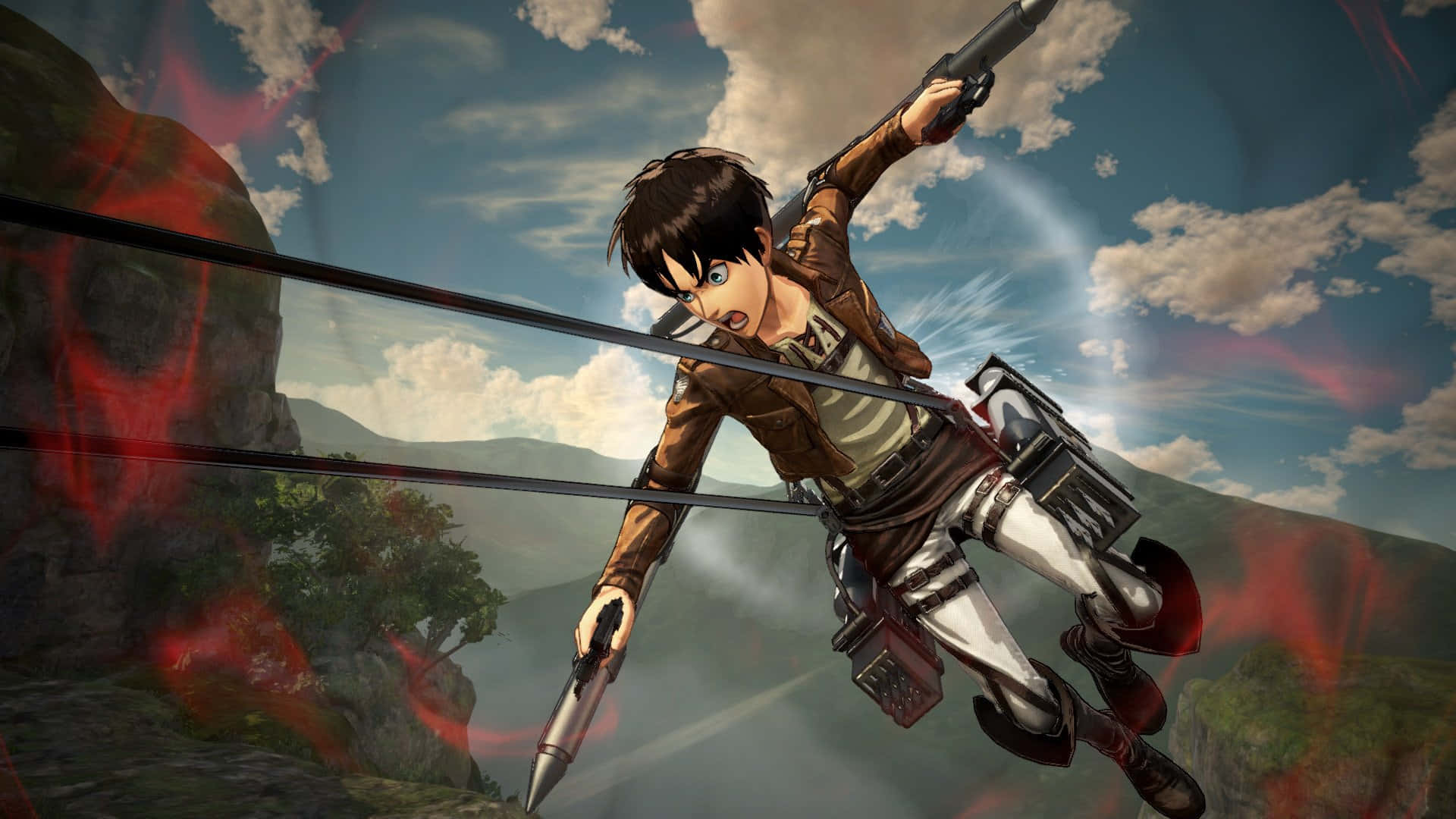 1920x1080 Download Intense Final Battle in Attack on Titan 2 Wallpaper