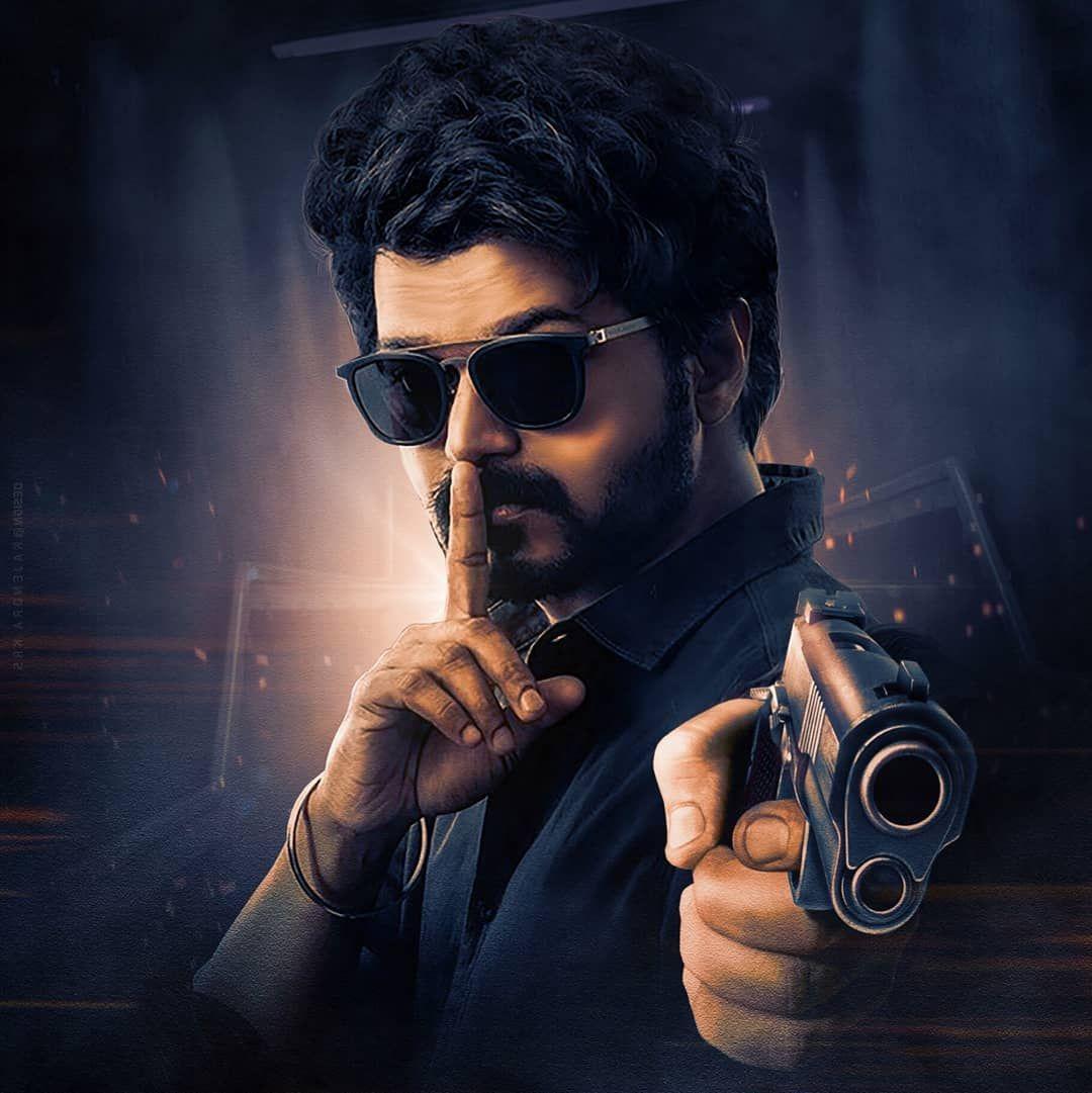 1080x1081 Vijay The Master Wallpaper