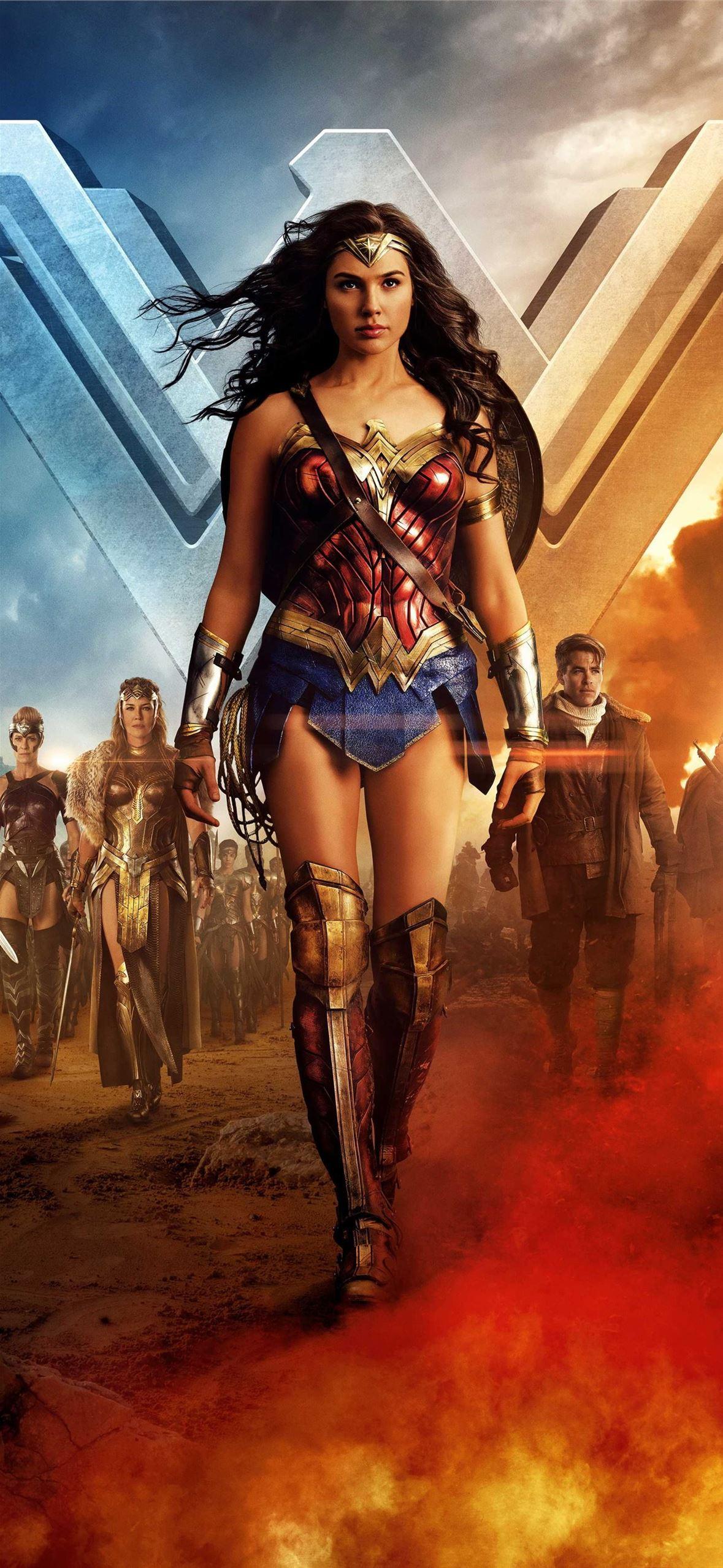 1179x2556 wonder woman movie iPhone Wallpaper Free Download