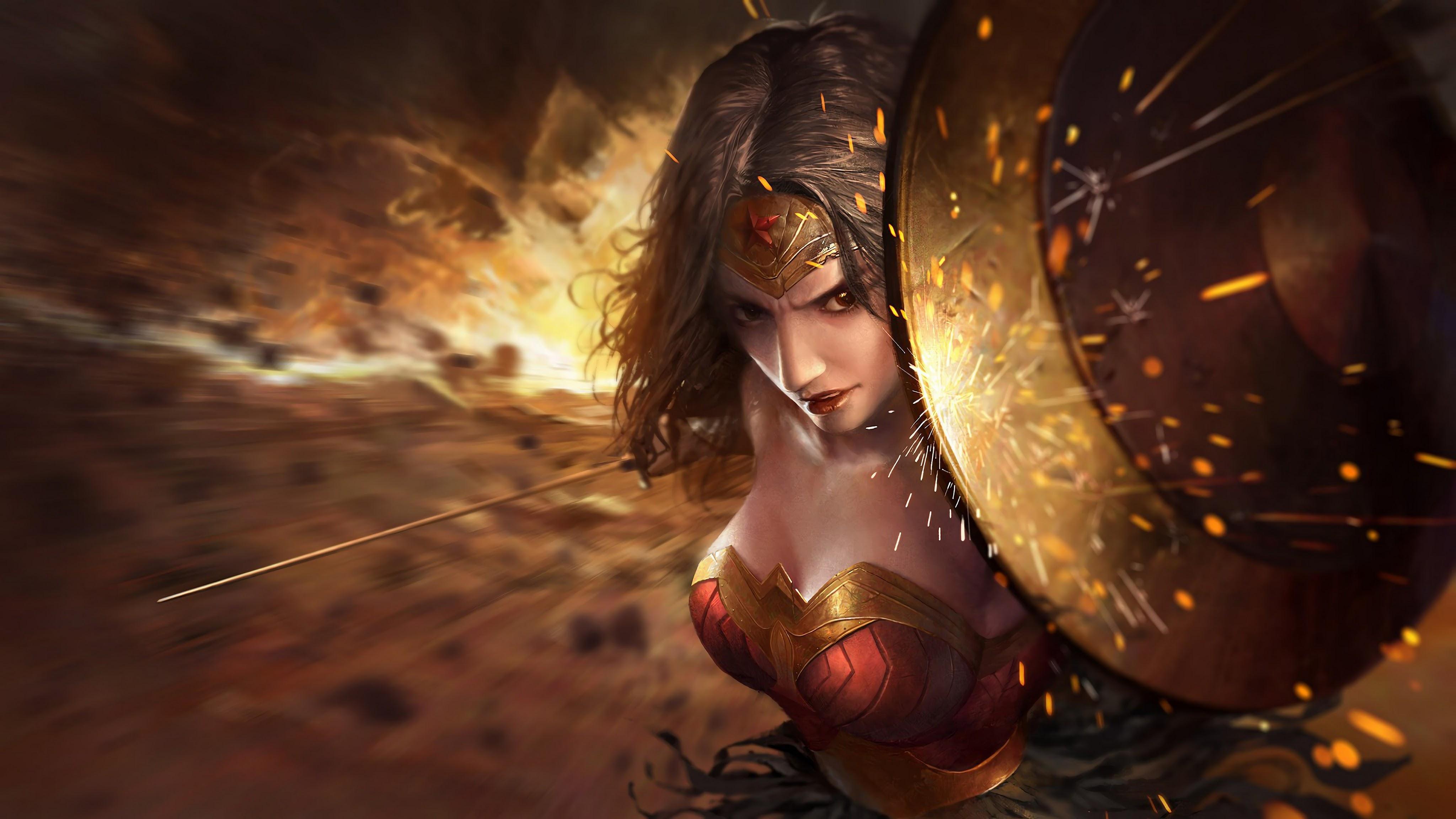 4096x2304 Wonder Woman 4K Wallpaper