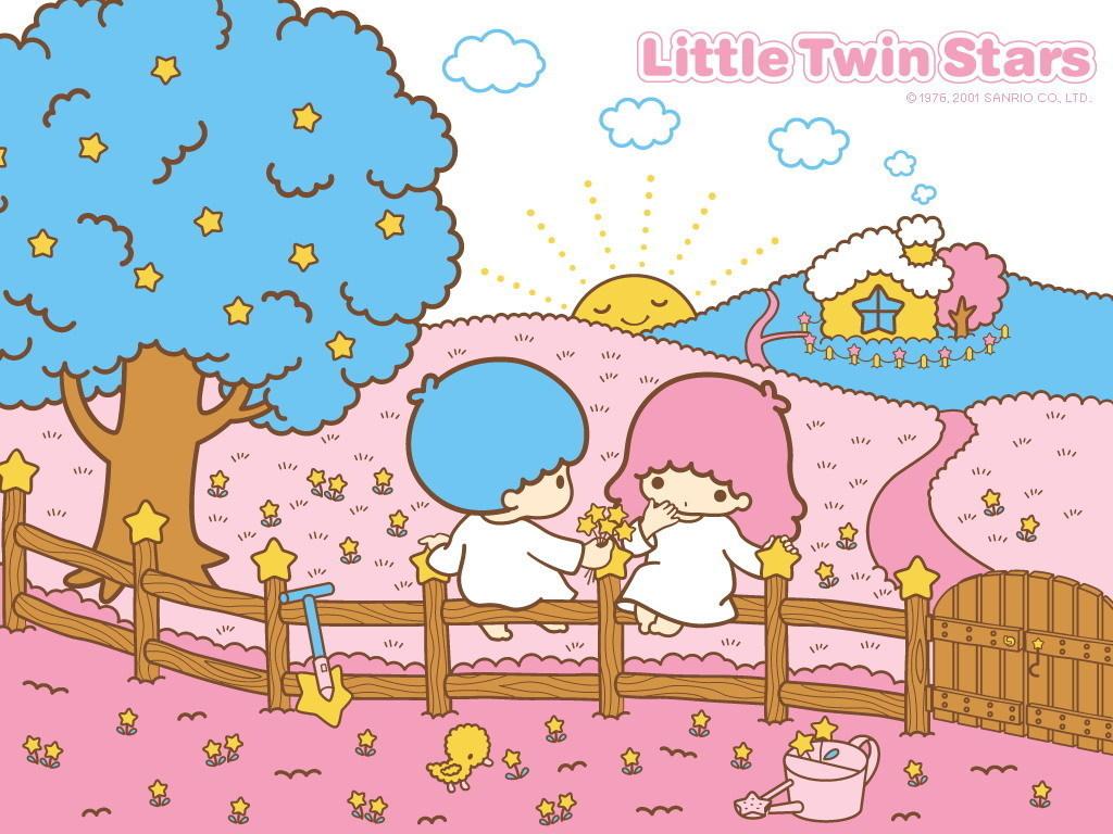 1024x768 Little Twin Stars Wallpaper Twin Stars Wallpaper