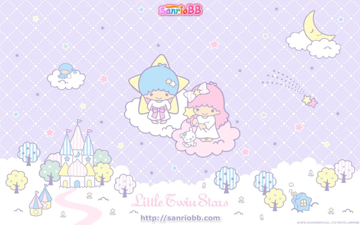 1200x750 Little Twin Stars Wallpaper 2013 五月桌布日本SanrioBB Present