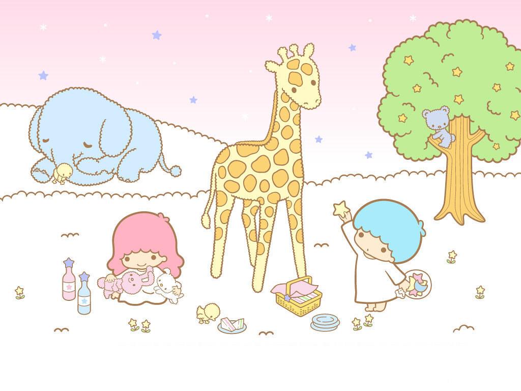 1024x768 Little Twin Stars Wallpaper Little Twin Stars 8256287 1024